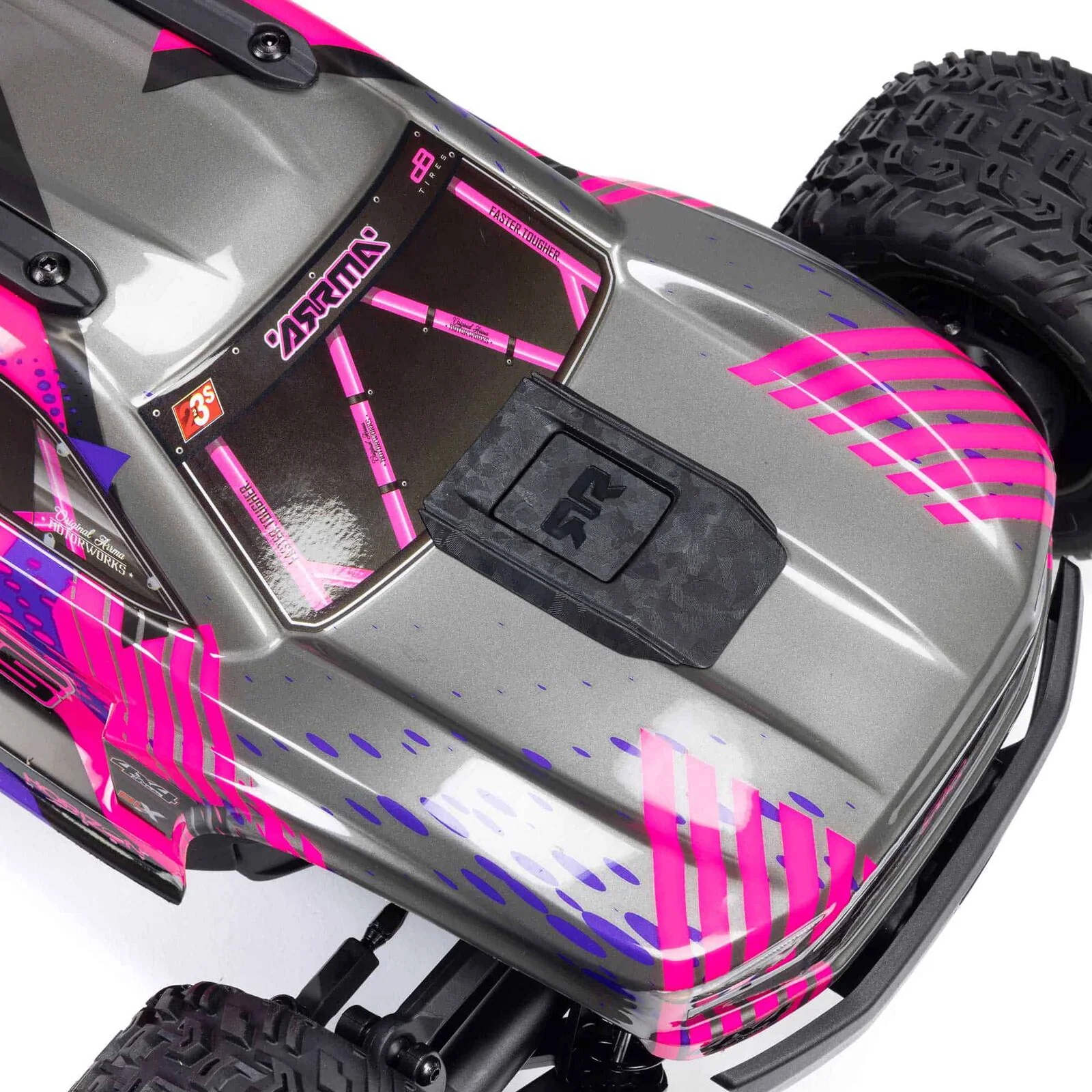 ARRMA 1/10 VORTEKS 223S DSC 4X4 RTR Brushless Stadium Truck, Purple