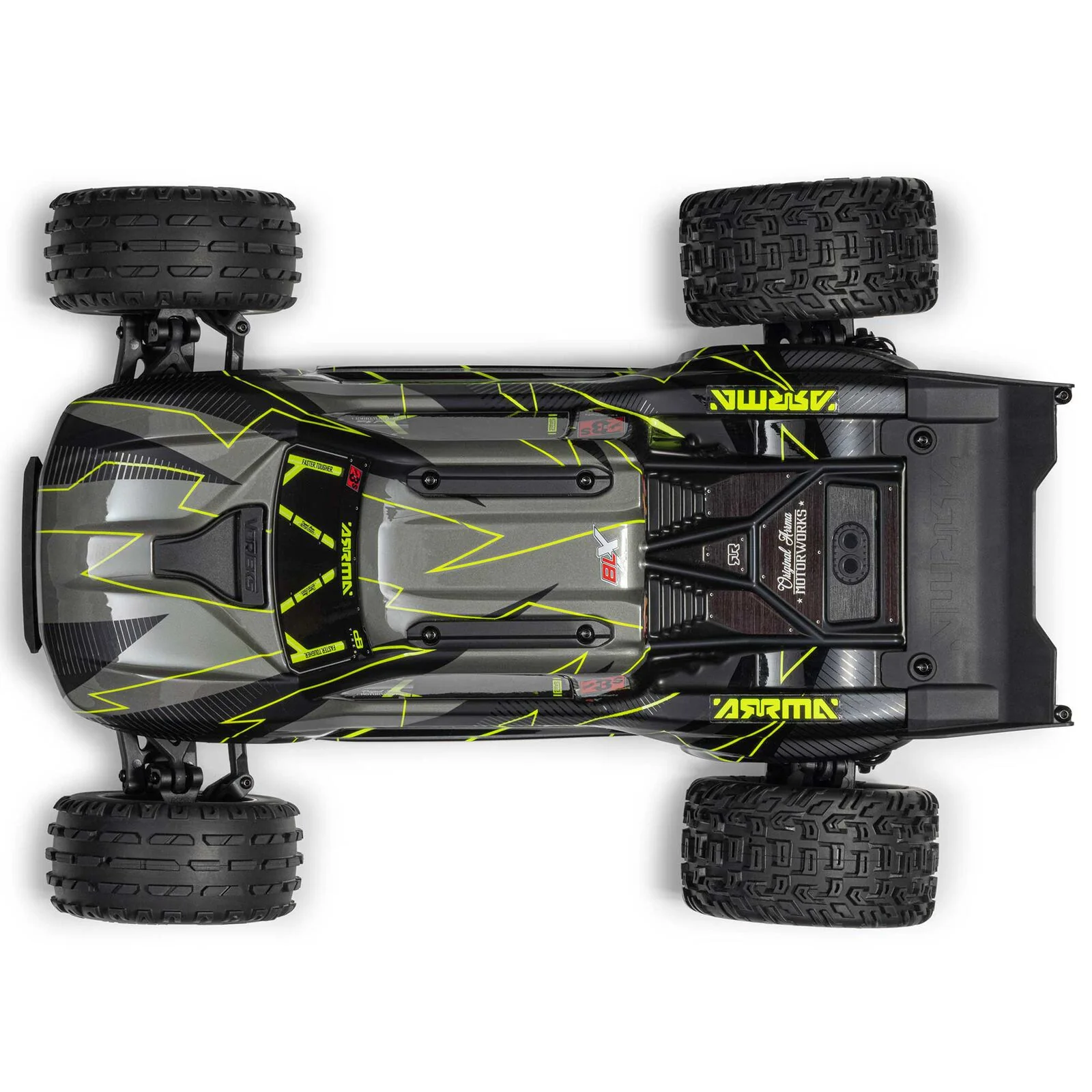 ARRMA 1/10 VORTEKS 223S DSC 2WD RTR Brushless Stadium Truck, Yellow