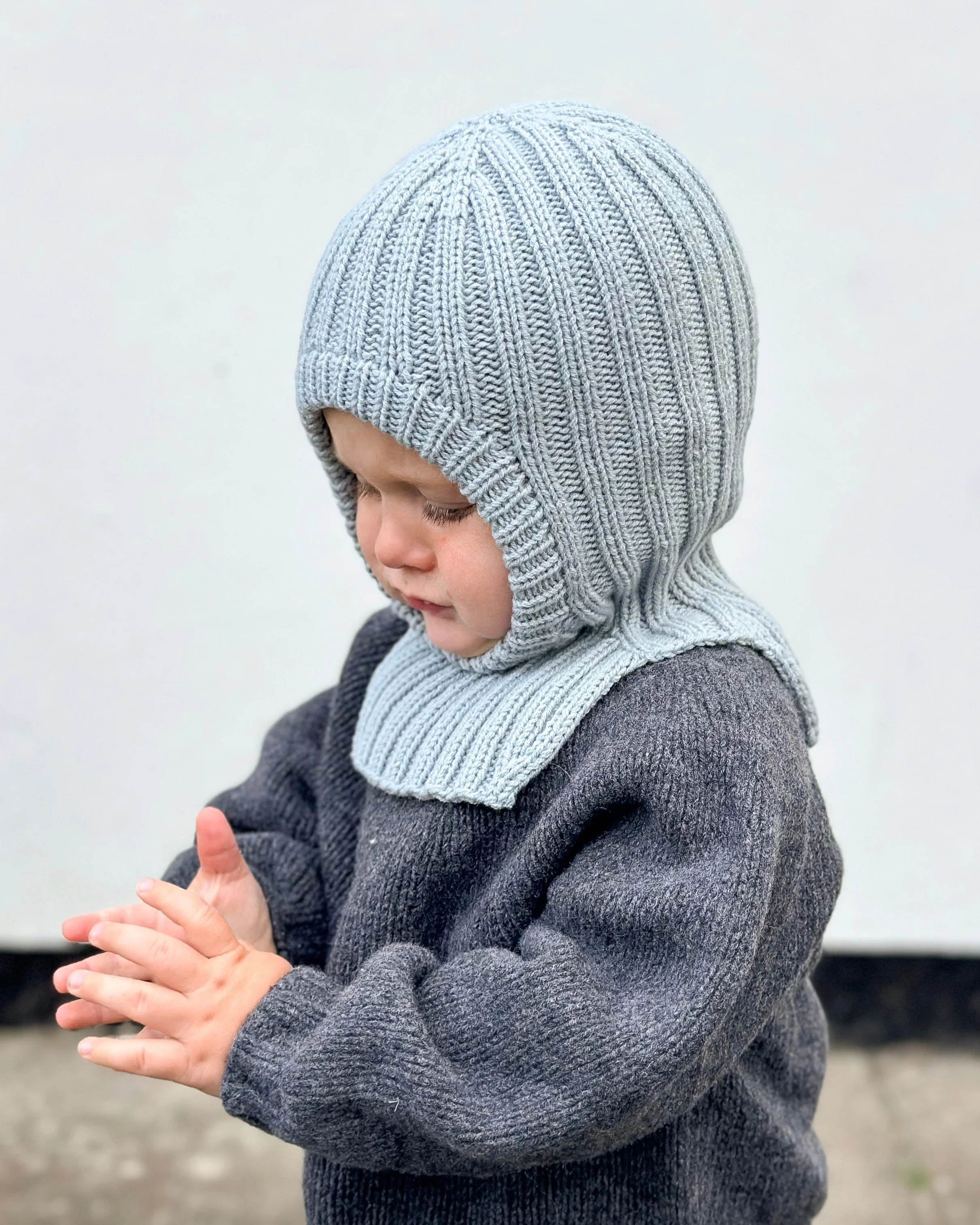 Olive's Ribbed Balaclava