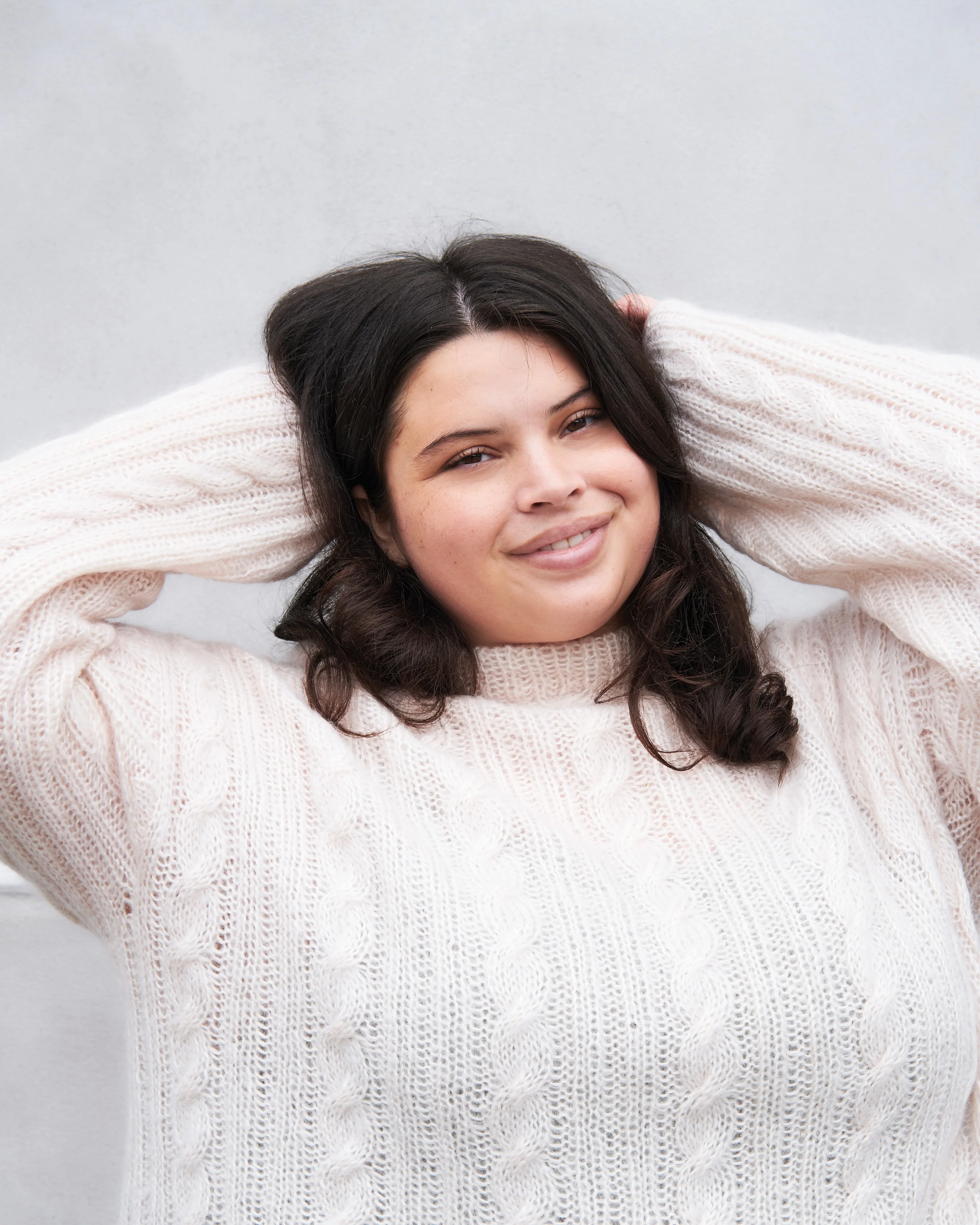 Ribbed Cable Sweater