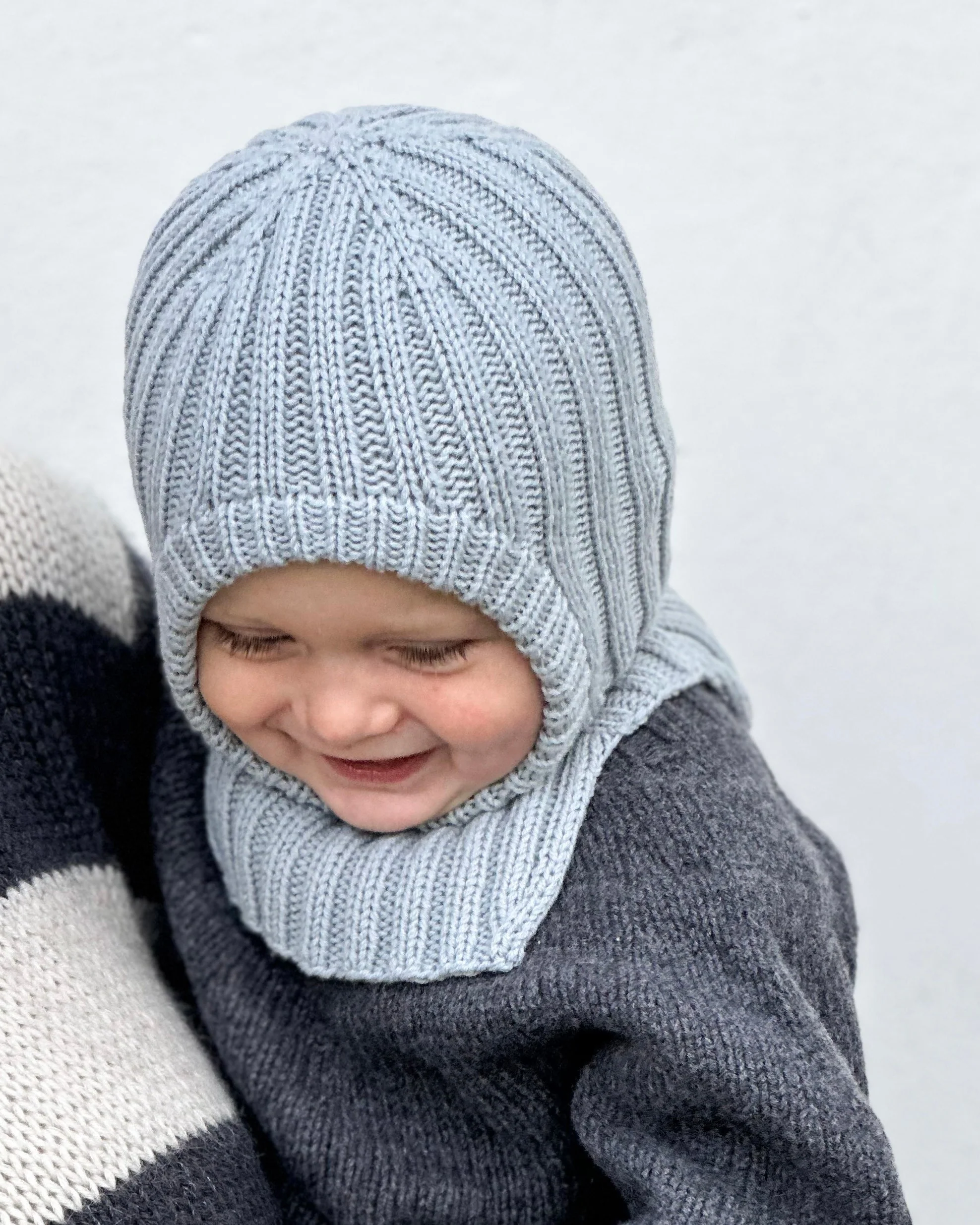 Olive's Ribbed Balaclava