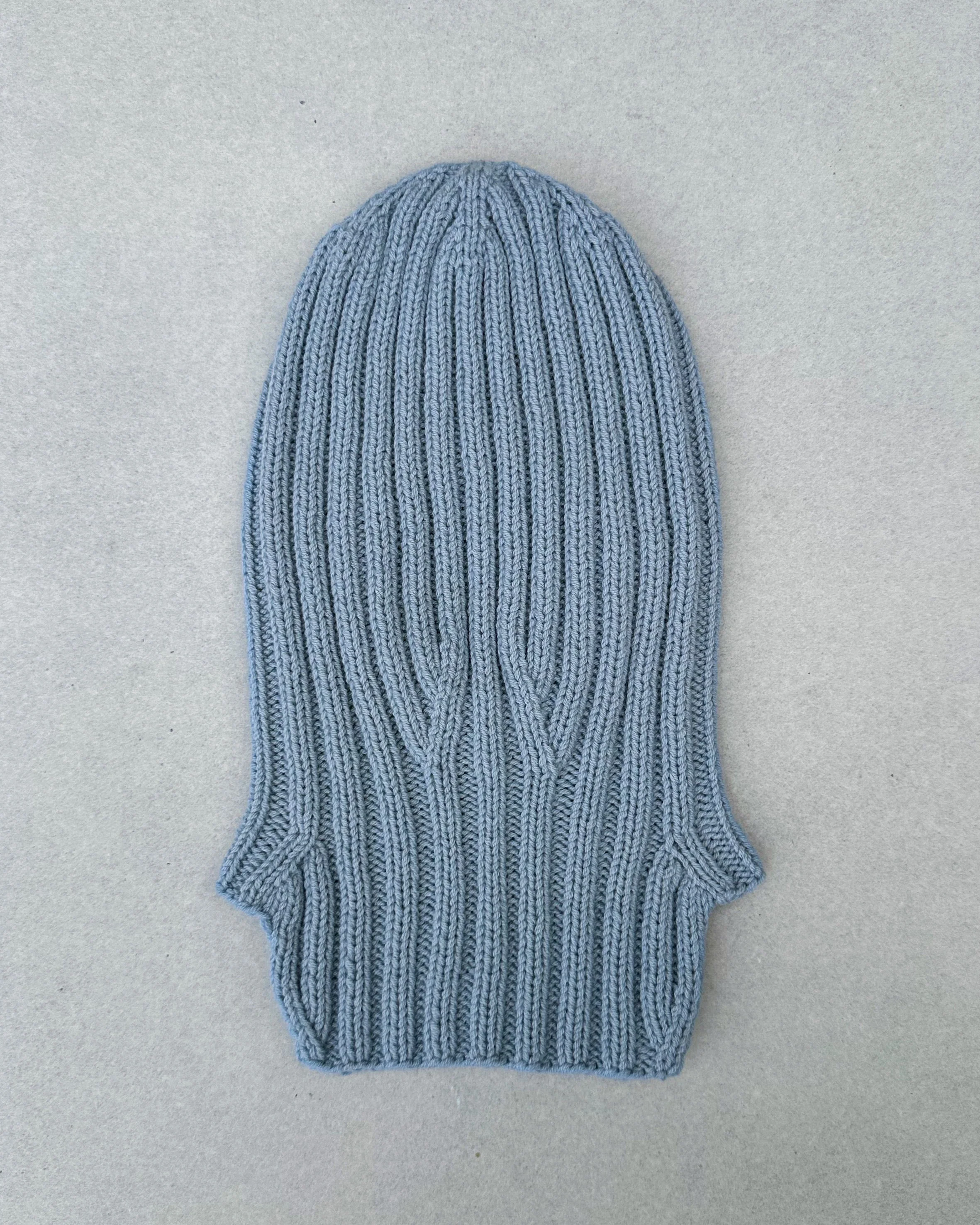 Olive's Ribbed Balaclava