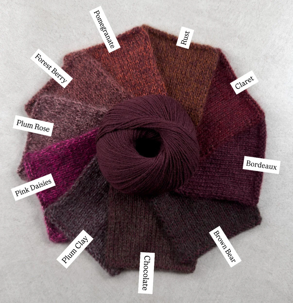 Knitting for Olive Merino - Bordeaux