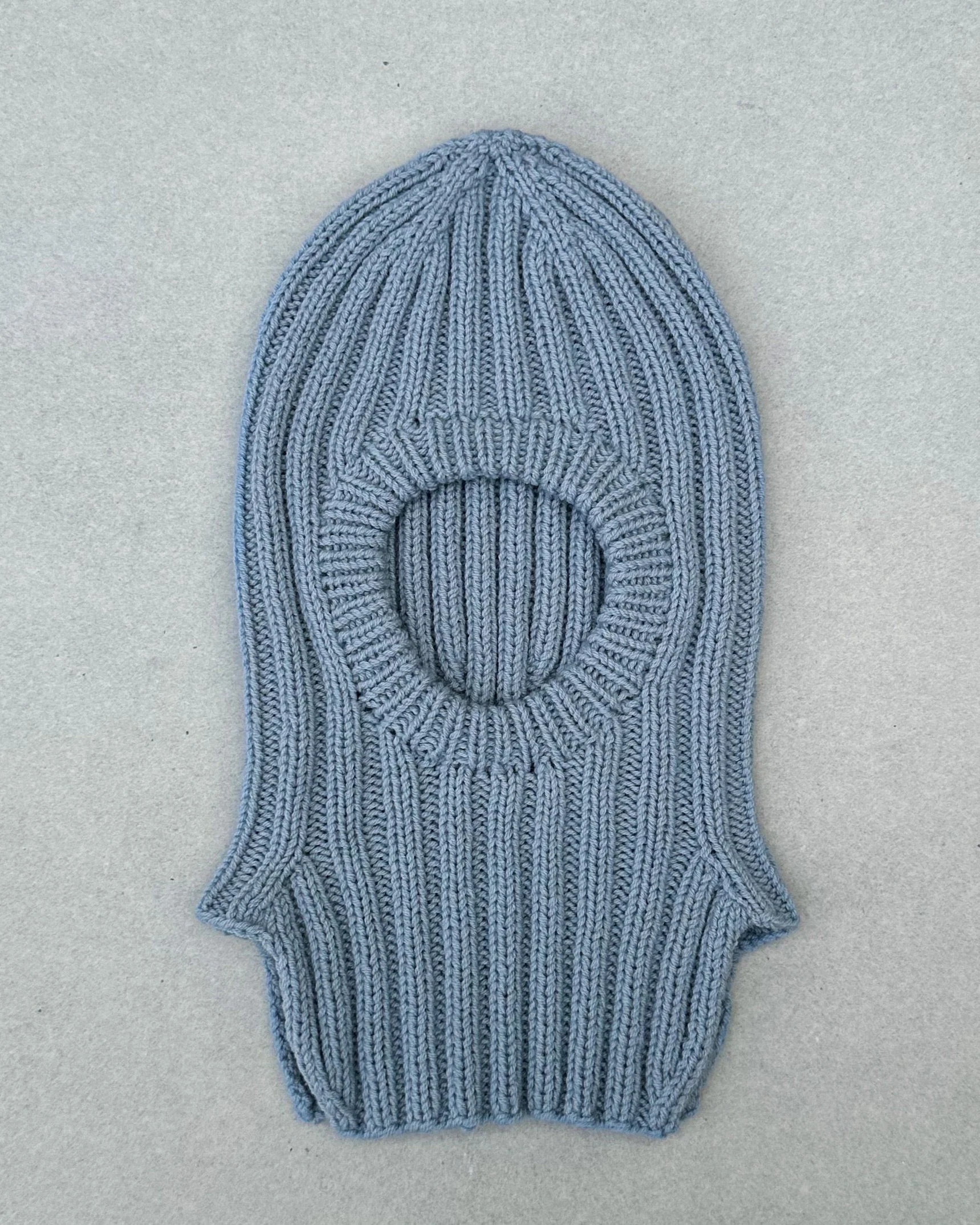 Olive's Ribbed Balaclava