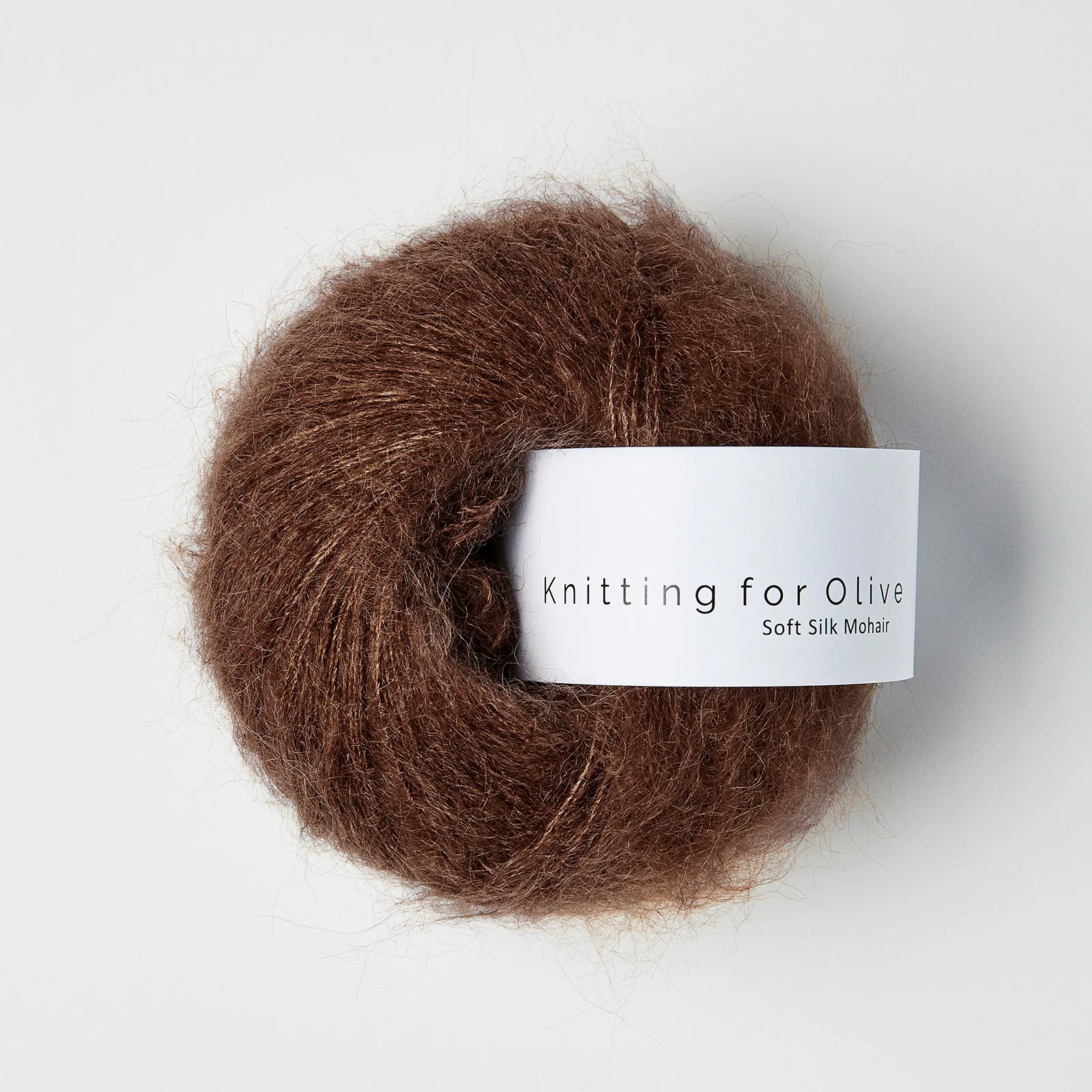 Knitting for Olive Soft Silk Mohair - Dark Cognac