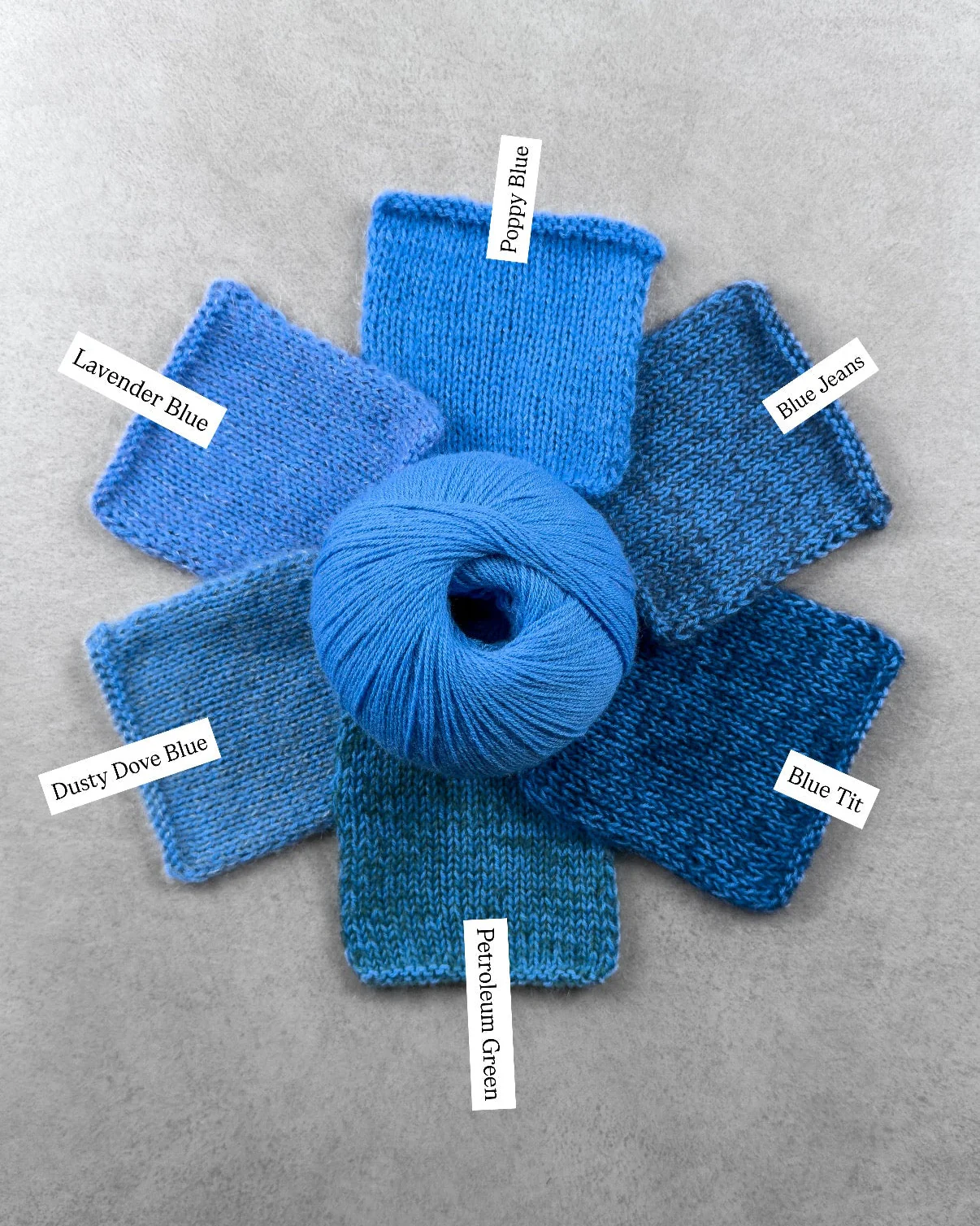 Knitting for Olive Merino - Poppy Blue