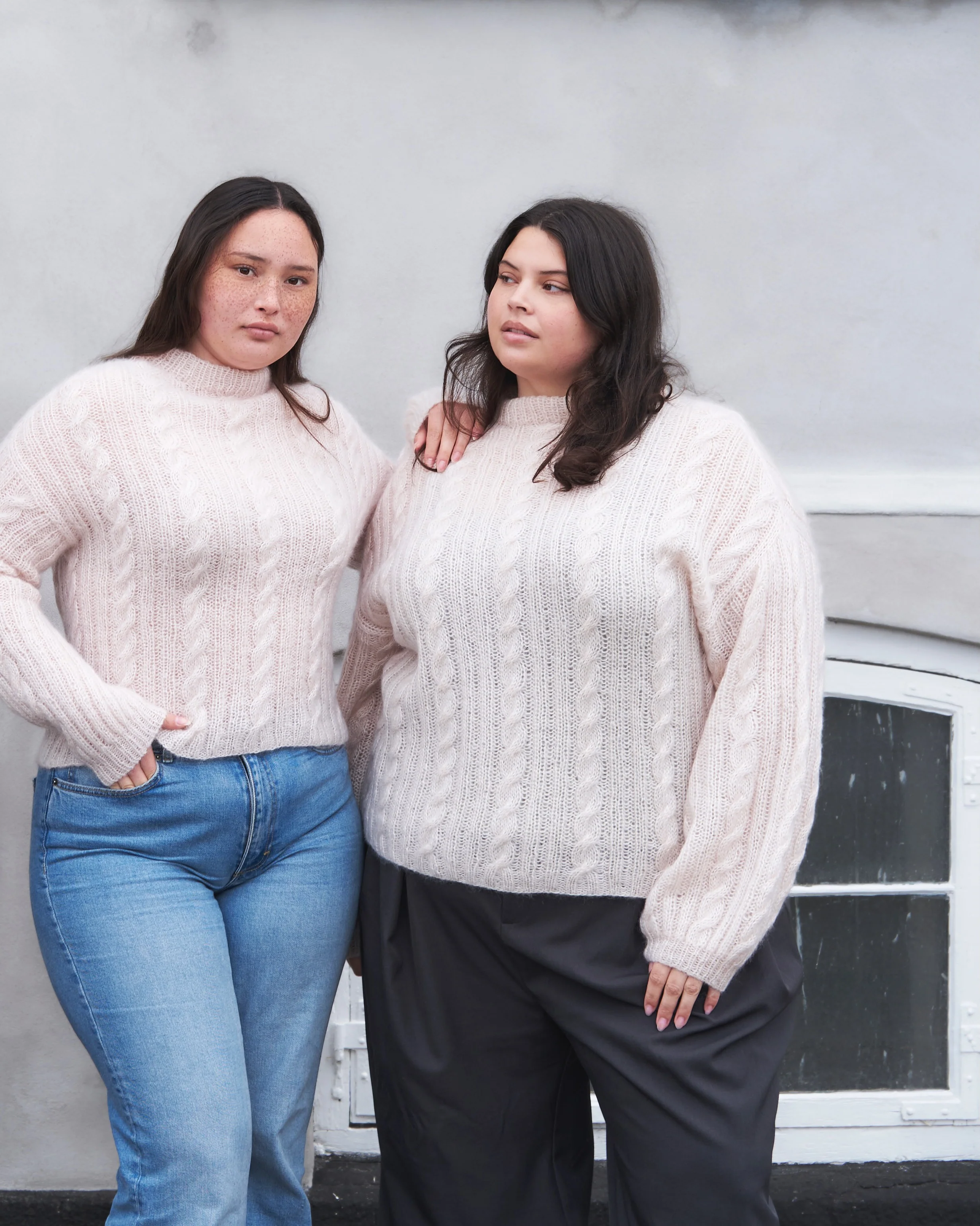 Ribbed Cable Sweater