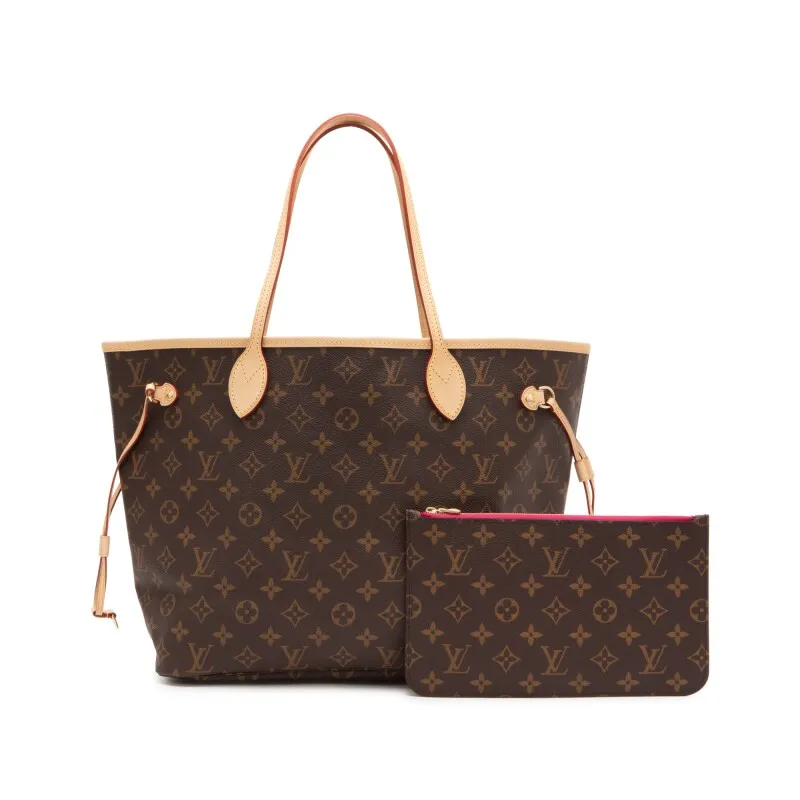 Damier Ebene Coated Canvas Neverfull GM Gold Hardware,