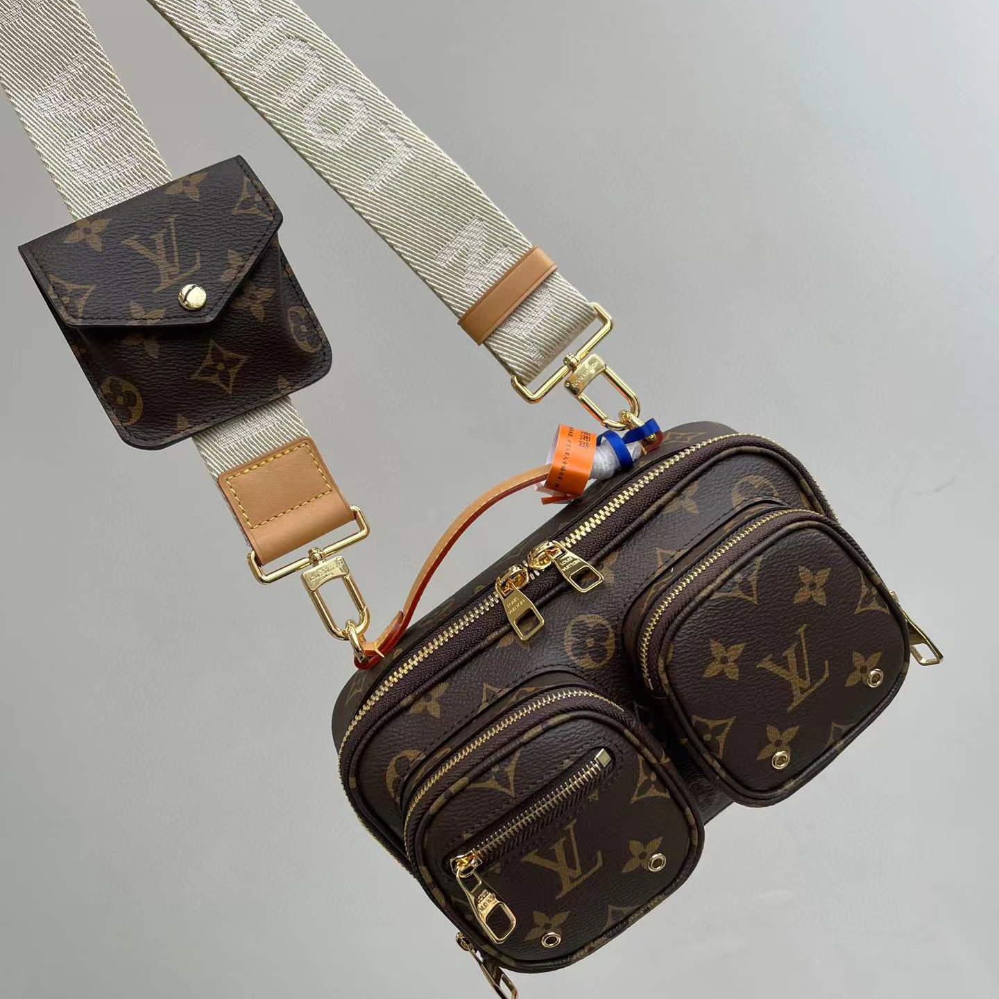 Louis Vuitton Multi-Bag Full Printed Old Flower Chest Leather Bags