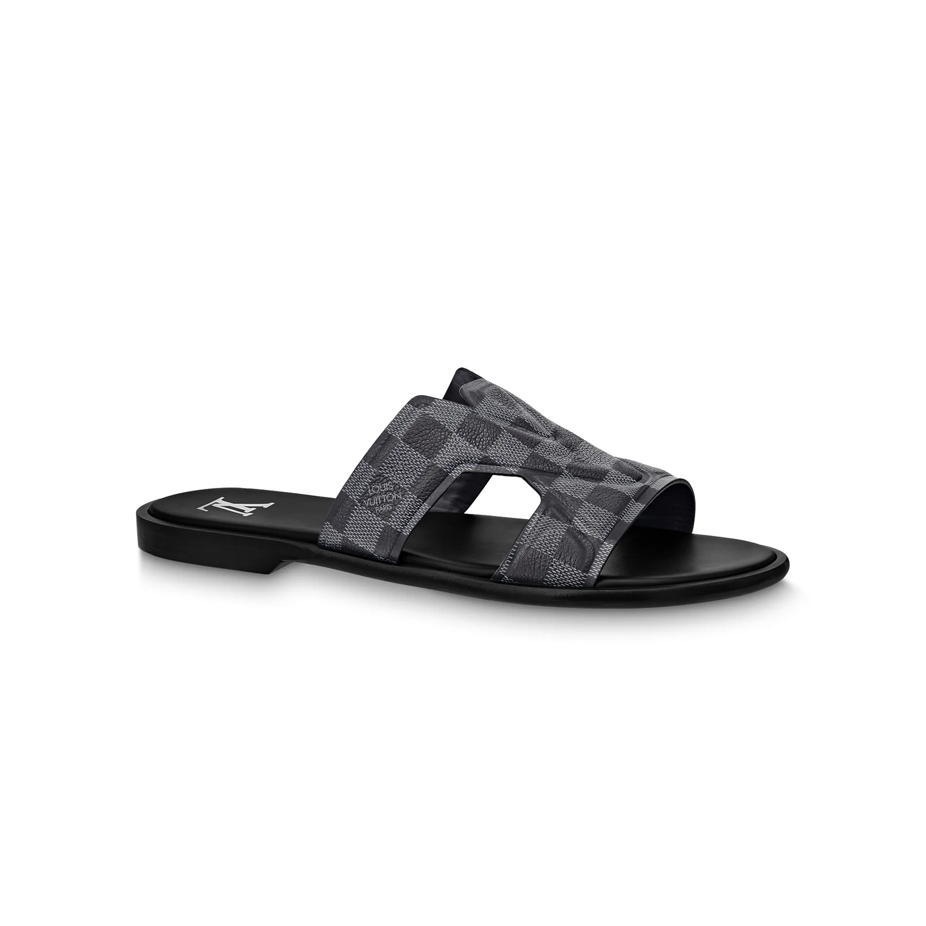 Louis Vuitton NIGO Letter Shaped Leather Casual Slippers Sandals Shoes #nigo94397