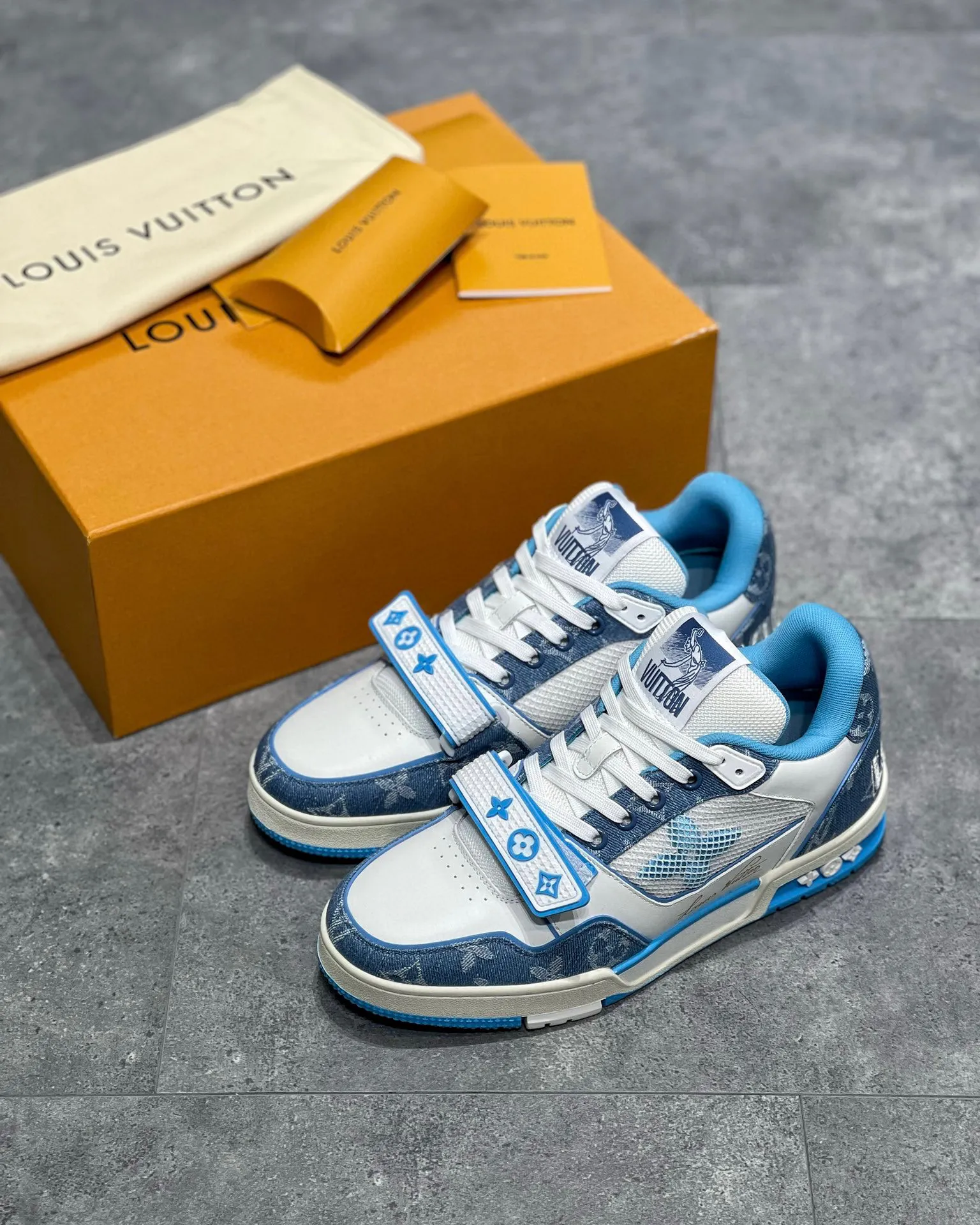 Louis Vuitton Low Top Casual Sneakers Shoes #nigo4381