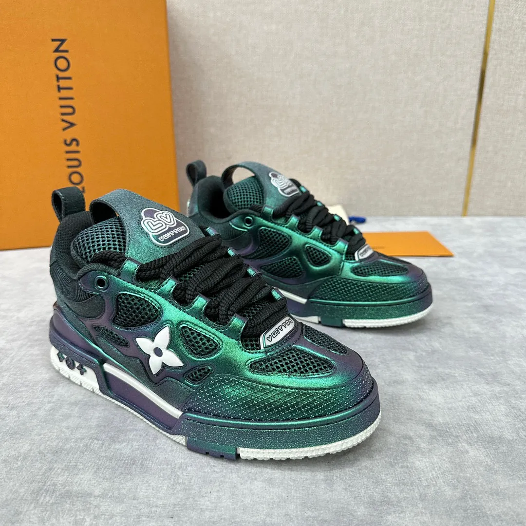 Louis Vuitton NIGO Sports Casual Lace-Up Board Shoes #nigo96118