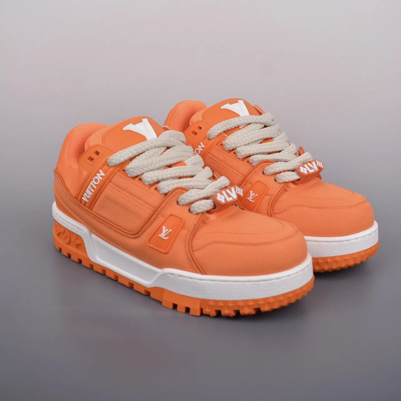 Louis Vuitton Sports Casual Lace-Up Board Trainer Sneaker Shoes #nigo95174