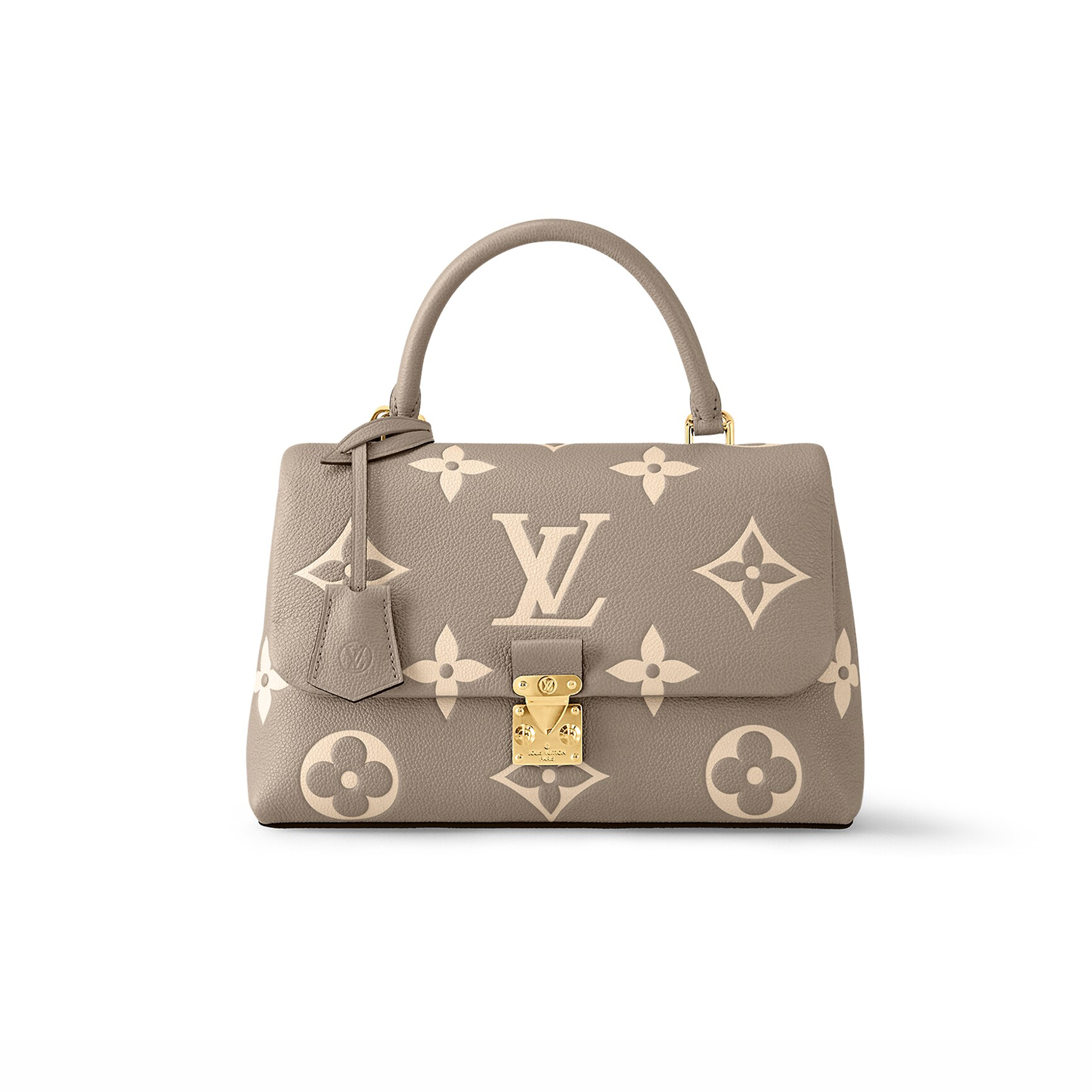 Louis Vuitton  Leather Printed Portable Bag
