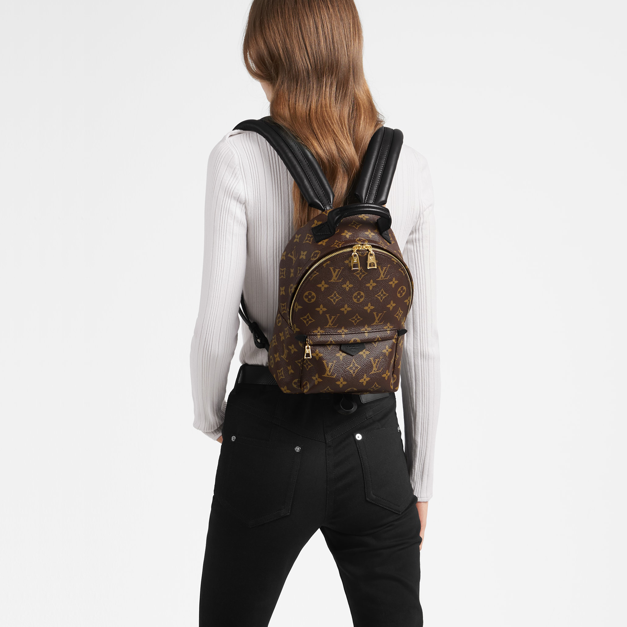 Louis Vuitton Leather Brown Backpack Bag