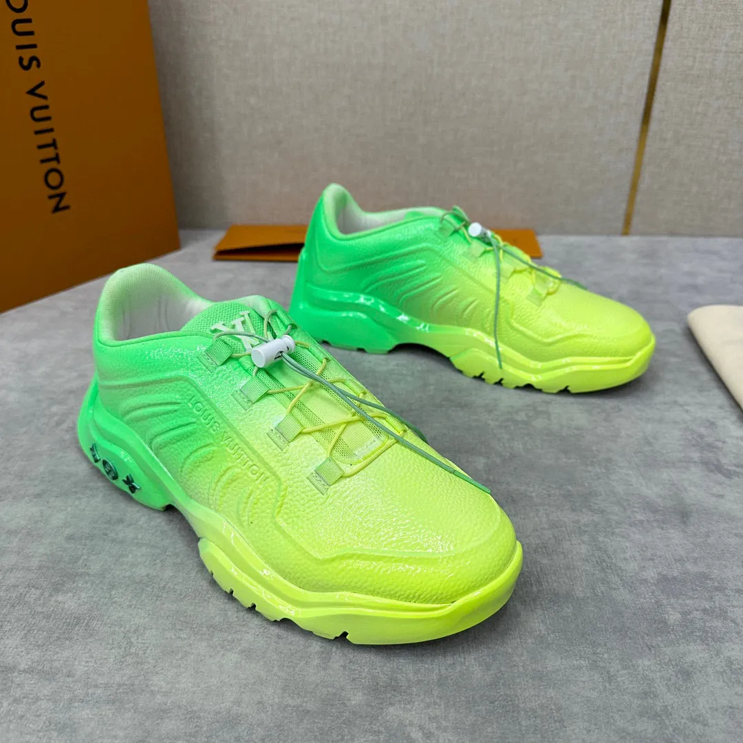 Louis Vuitton Millennium Gradient Low Top Sneakers Shoes #nigo96226