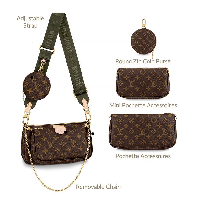 Louis Vuitton Multi-Pochette Accessoires M44813