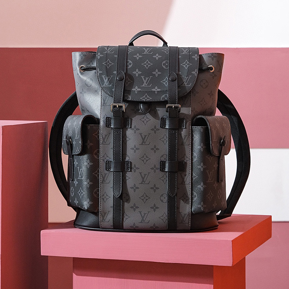 Louis Vuitton  Leather Printed Backpack