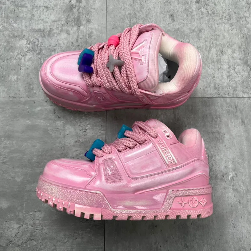 Louis Vuitton NIGO Sports Casual Lace-Up Board Shoes #nigo95157