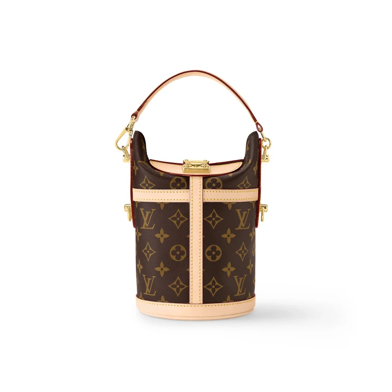 Louis Vuitton  Leather Printed Portable Bag