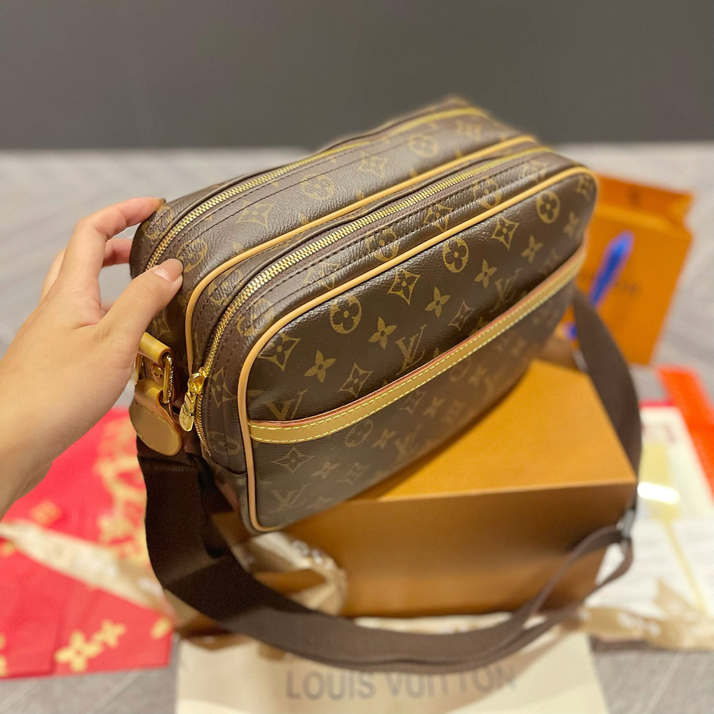 Louis Vuitton Camera Bag size: 11*7.8(in)