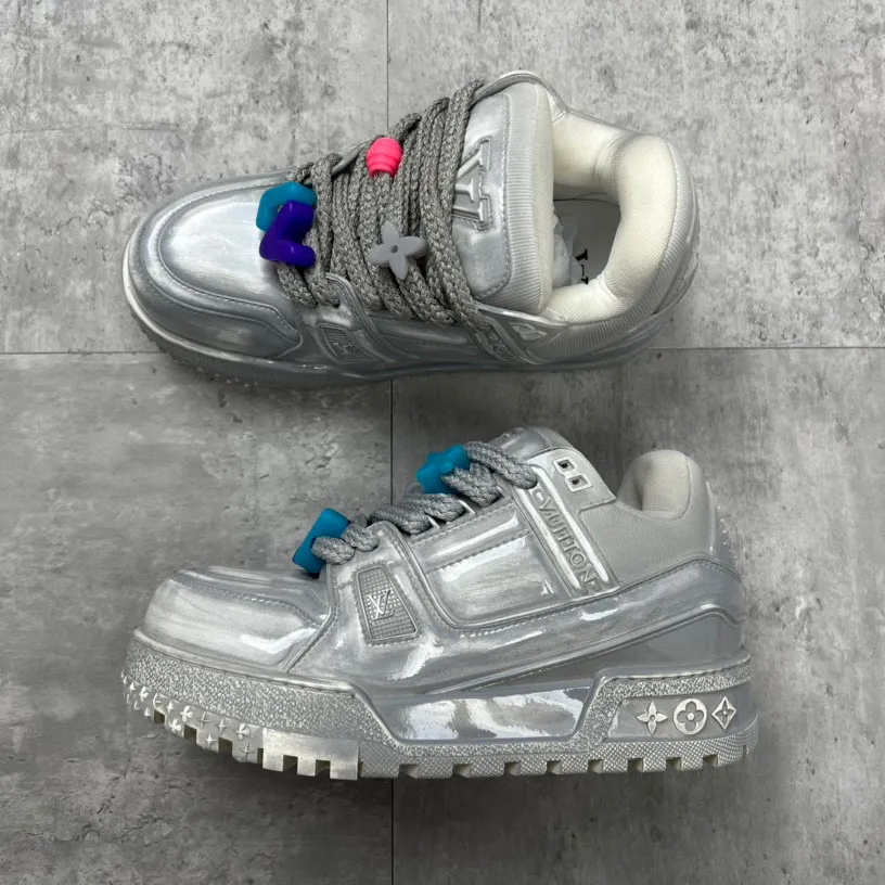 Louis Vuitton NIGO Sports Casual Lace-Up Board Shoes #nigo95157