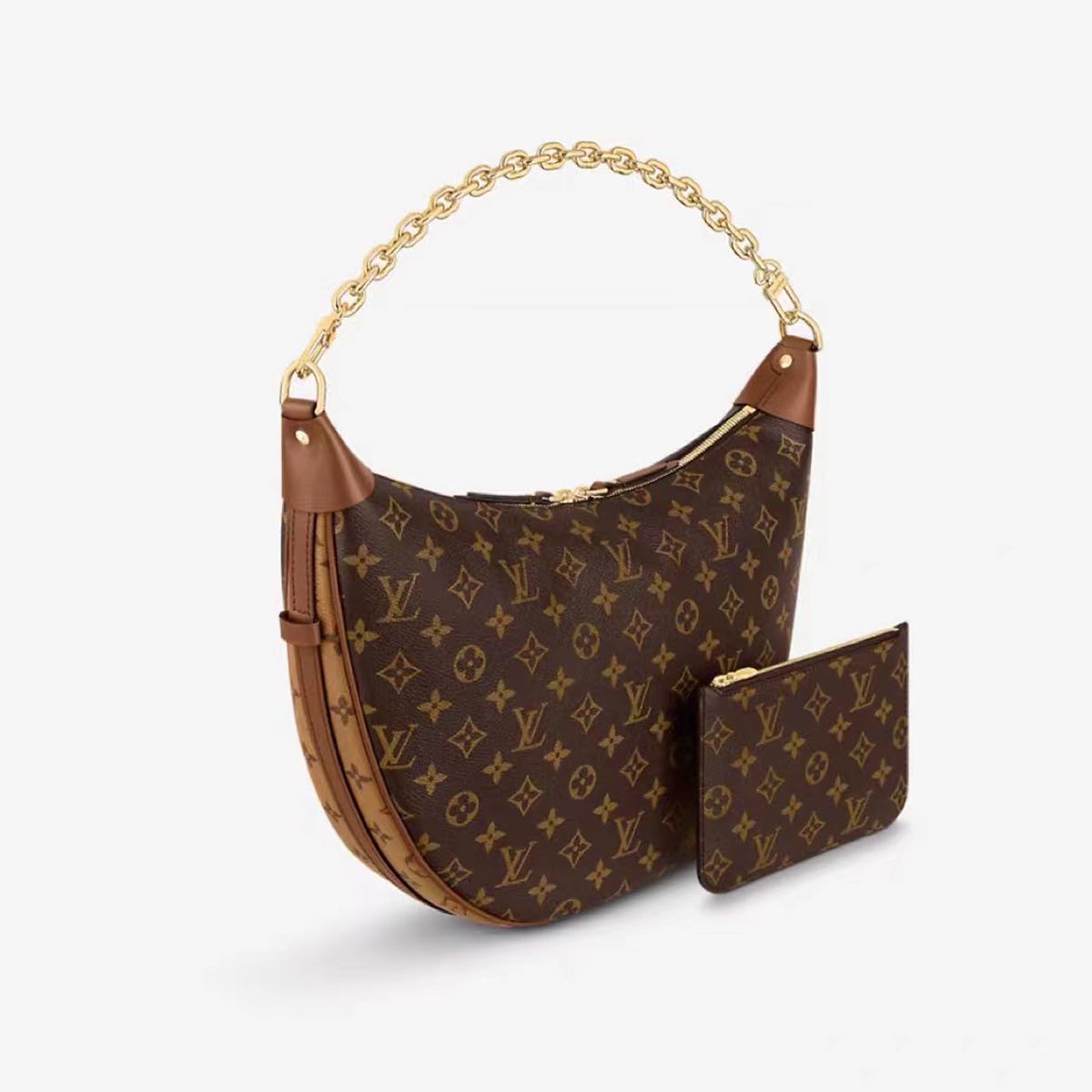 Louis Vuitton Women'sFull Logo Chain Shoulder Bag