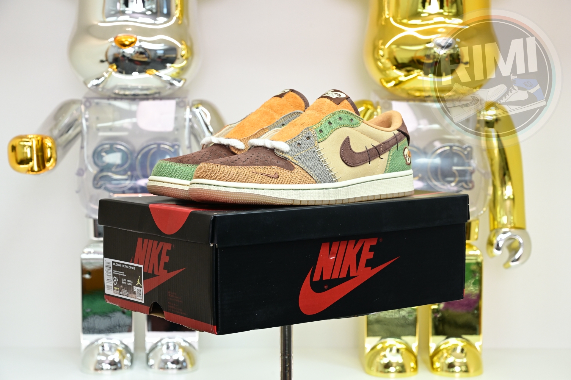 Zion Williamson x  Air Jordan 1retro low ogvoodoo DZ7292-200