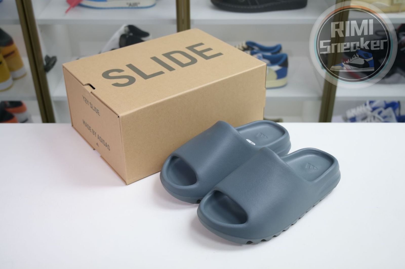 adidas originals Yeezy Slide Slate Marine