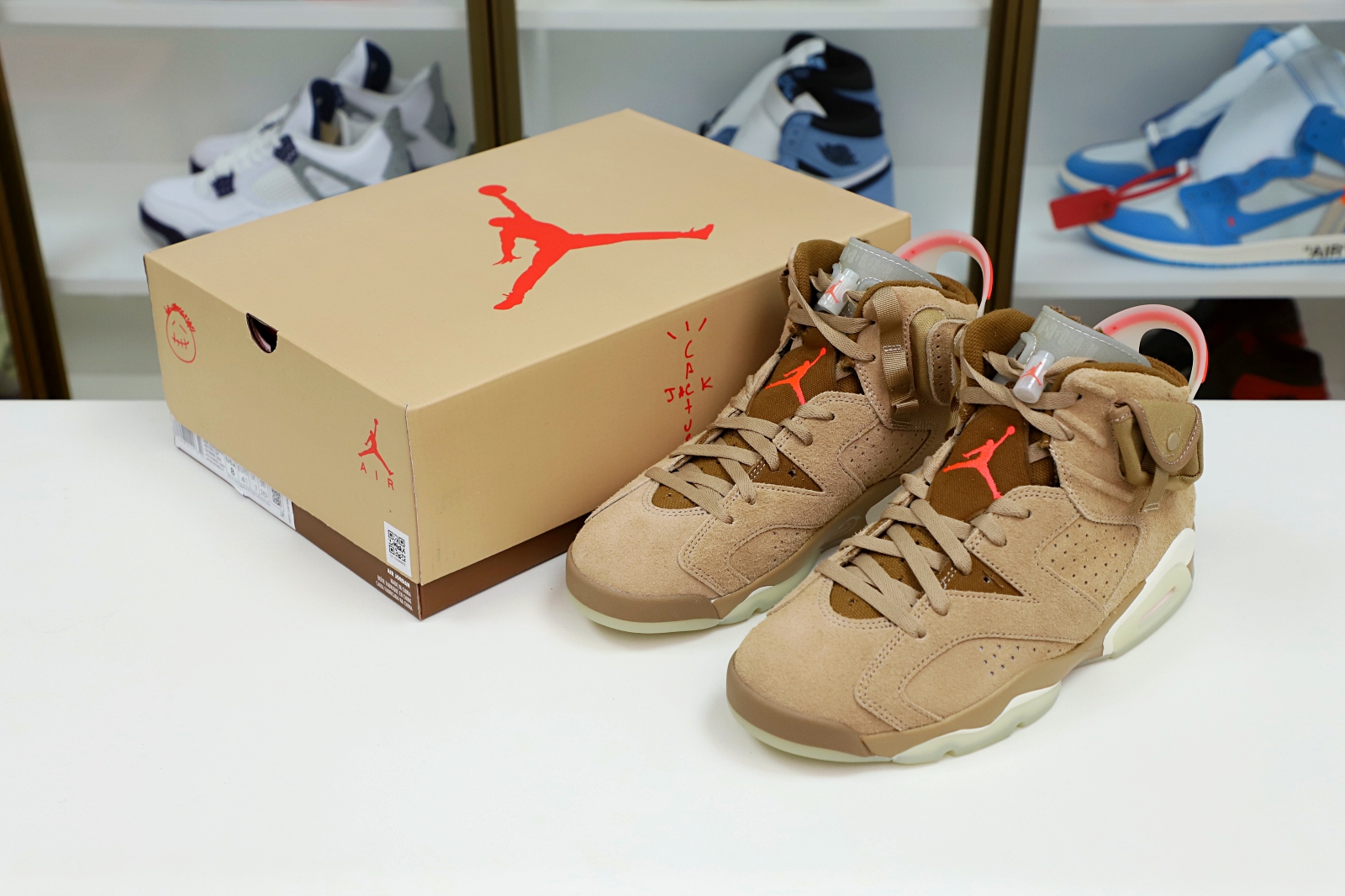 Travis Scott x Air Jordan 6 Retro SP British Khaki