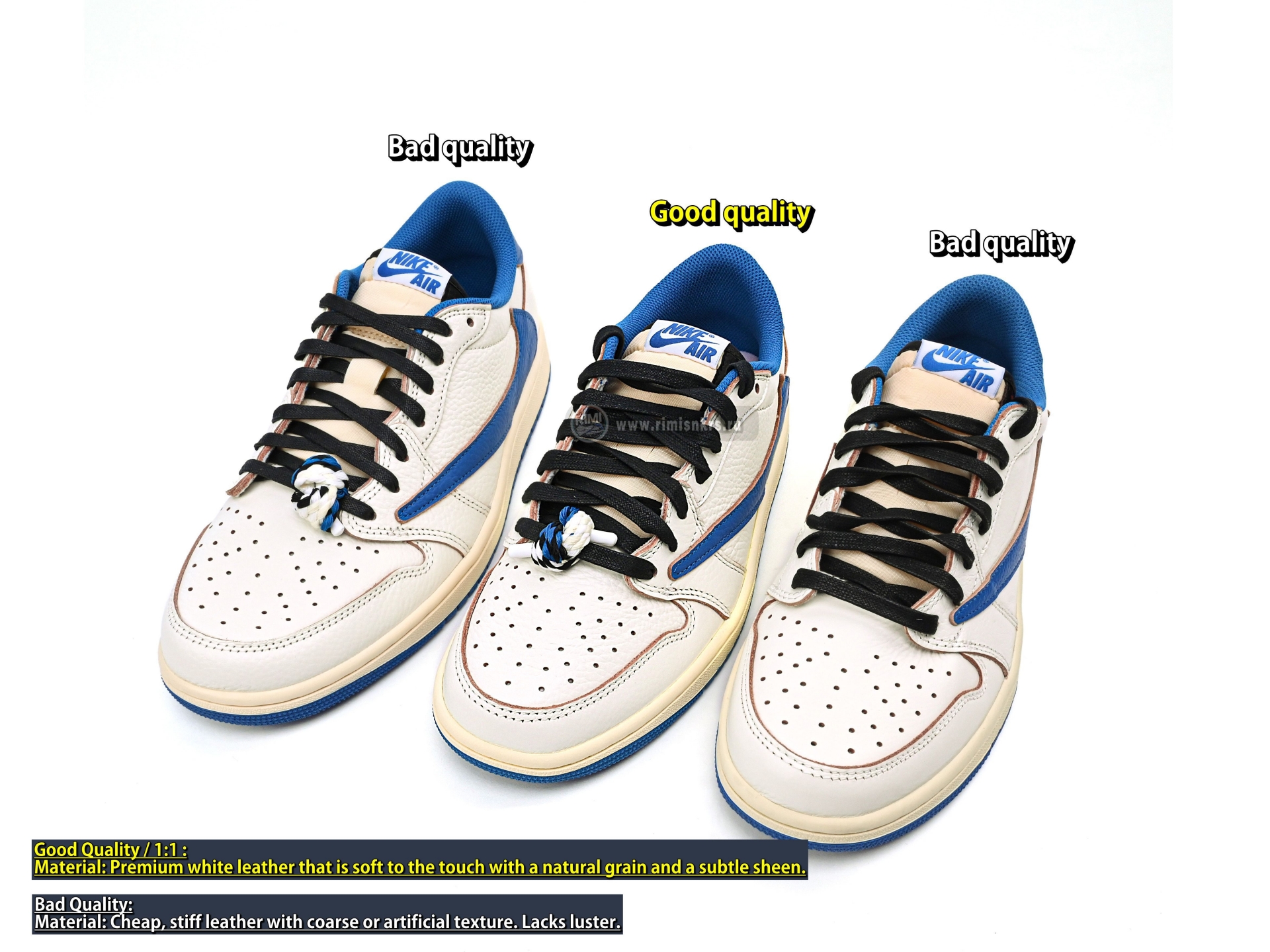 Travis Scott x Jordan 1 Retro Low OG SP Fragment Sail Military Blue