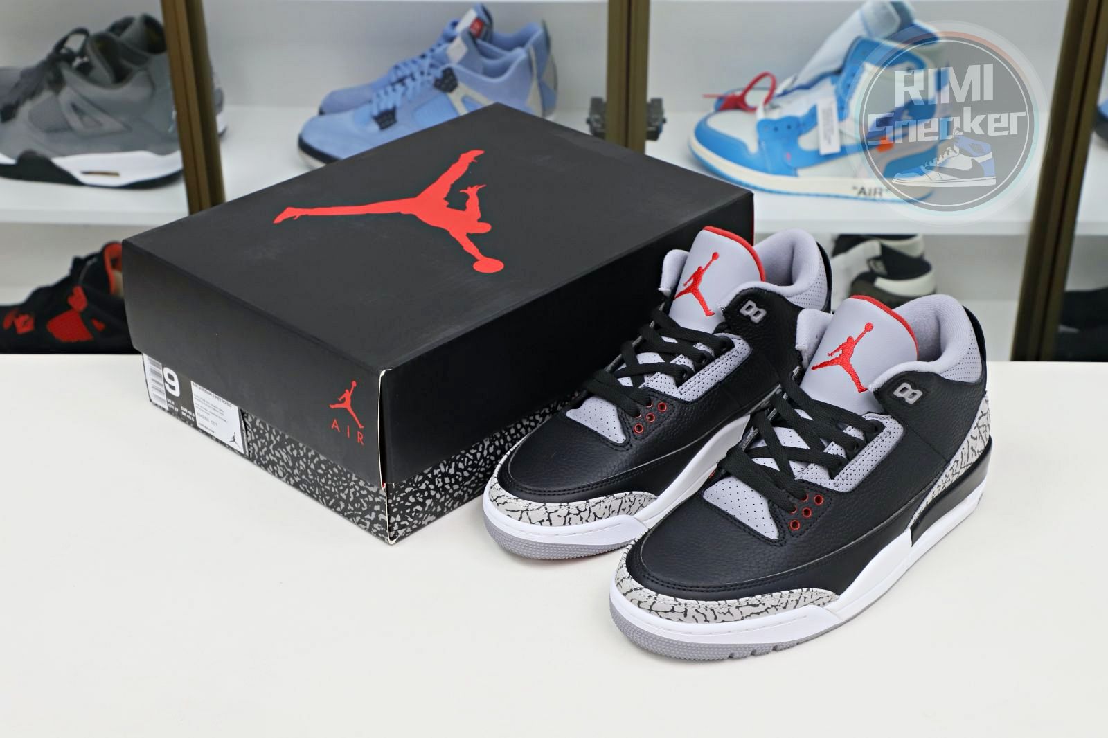 AIR JORDAN 3 RETRO OG 'BLACK CEMENT' 2018（854262-001）