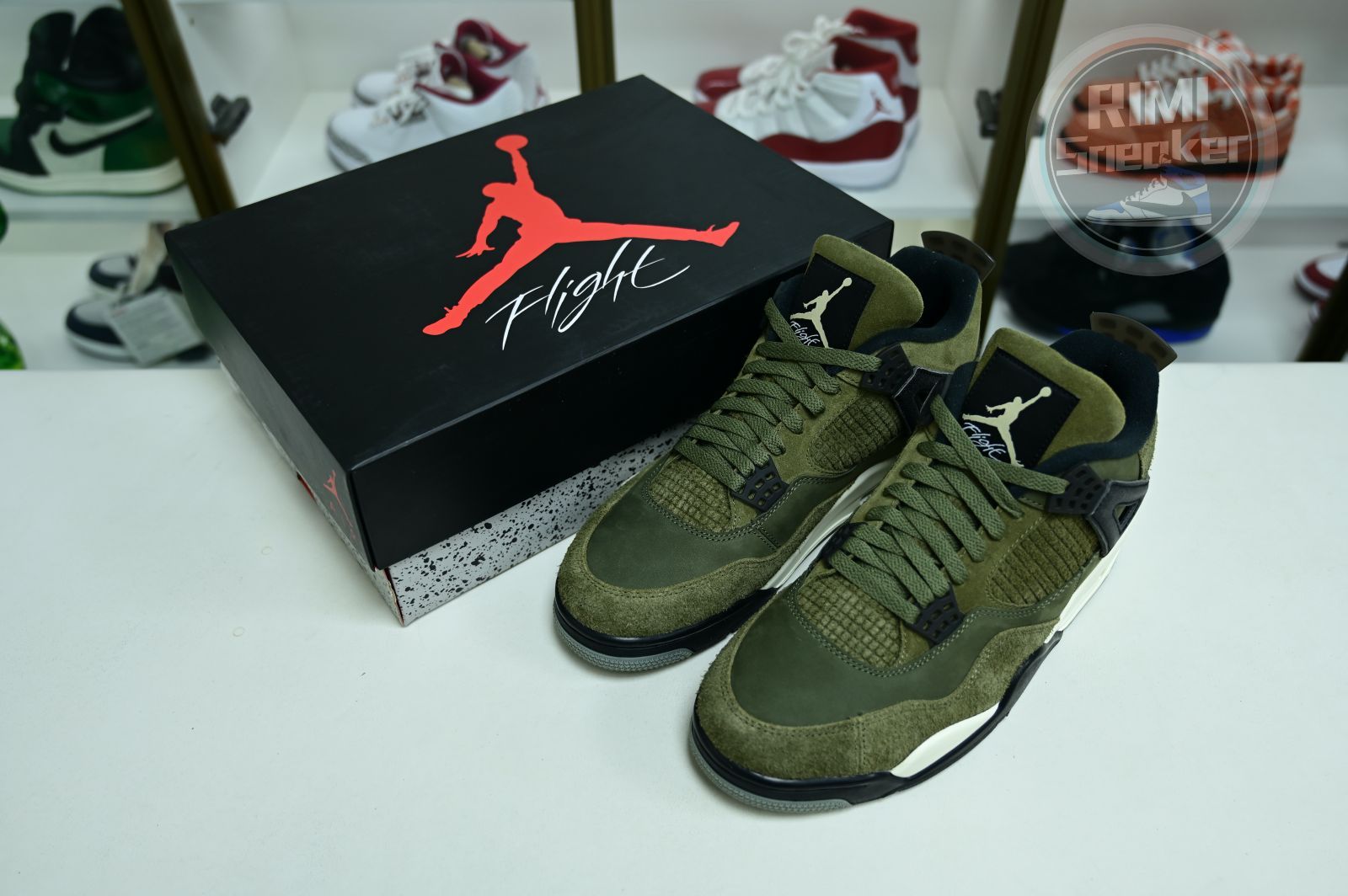 Jordan Air Jordan4OliveCanvas