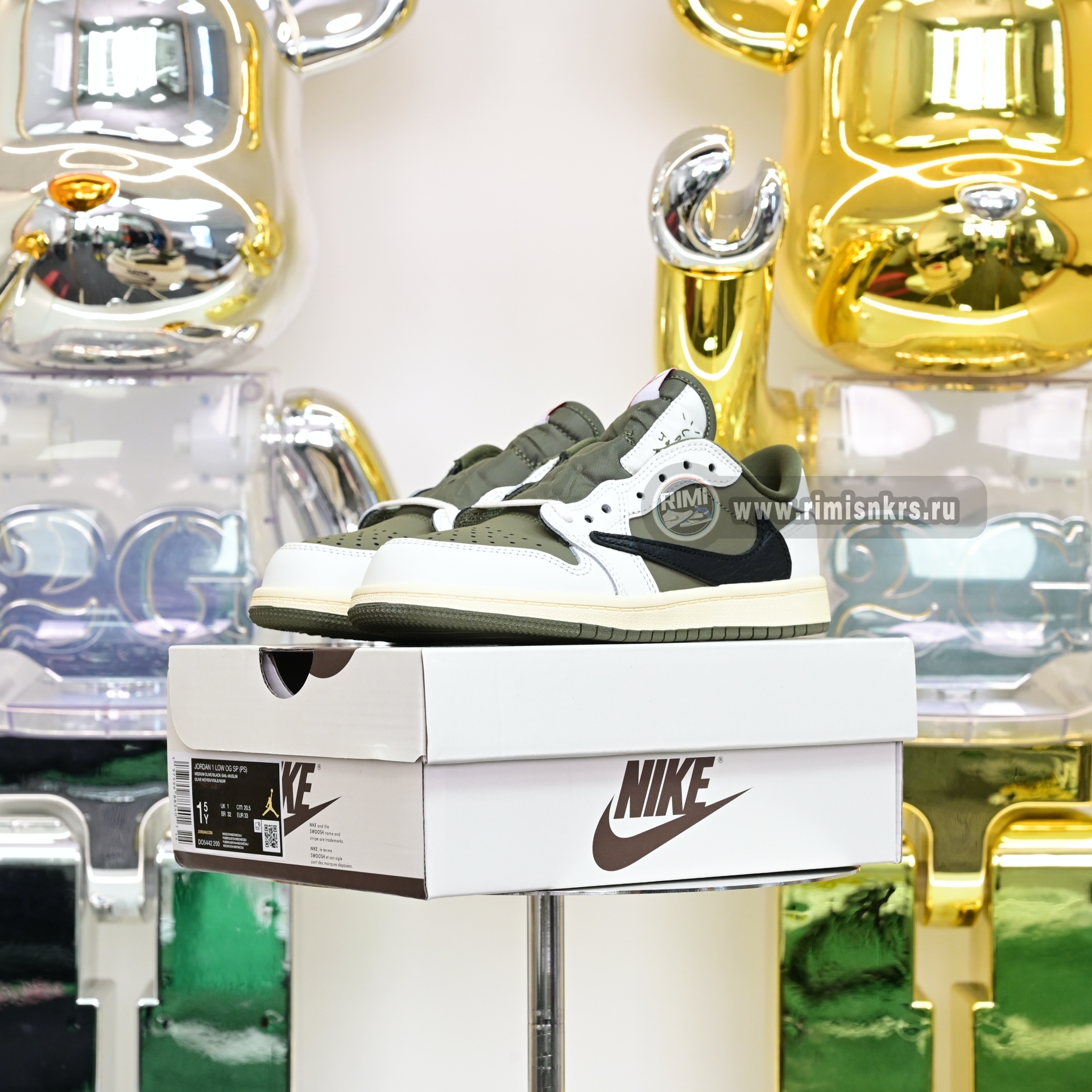 Kids Shoes Travis Scott x  Air Jordan 1 Low OG SP     DO5442-200