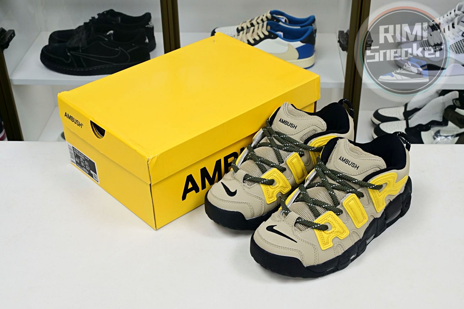 AMBUSH x Nike Air More Uptempo LowLimestone