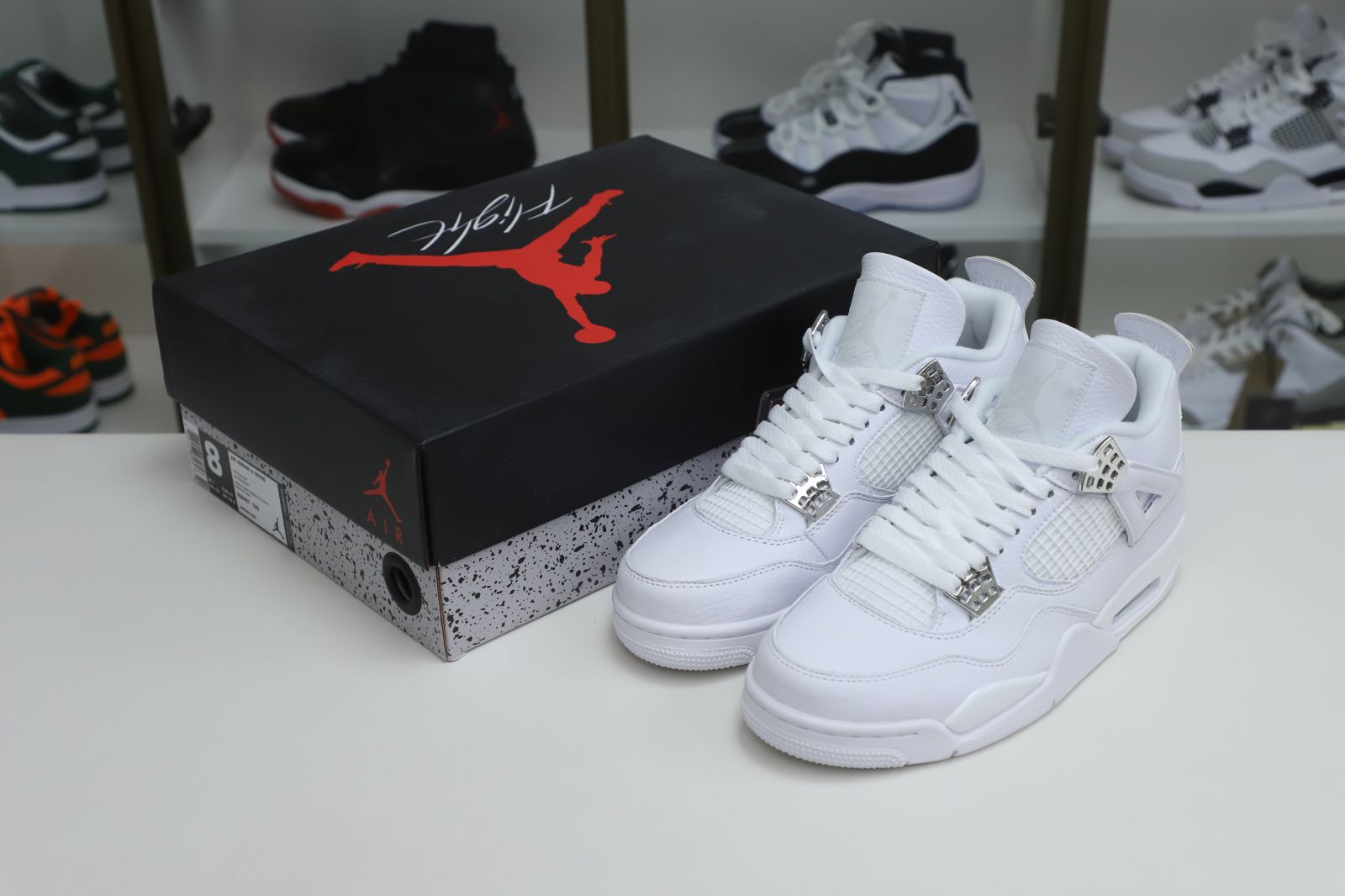 AIR JORDAN 4 RETRO 'PURE MONEY' - 308497-100