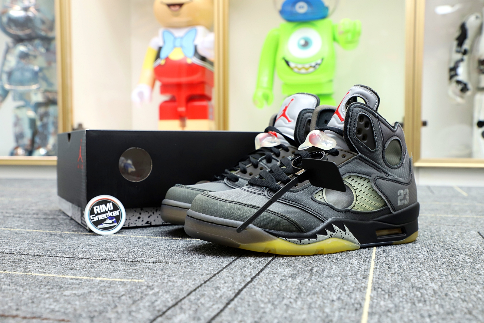 OFF-WHITE X AIR JORDAN 5 RETRO SP 'MUSLIN'