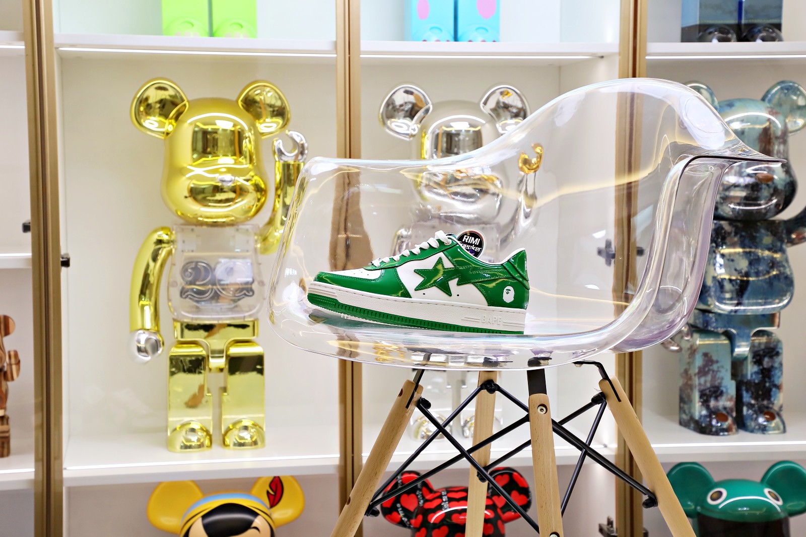 BAPE BAPESTA 'GREEN'