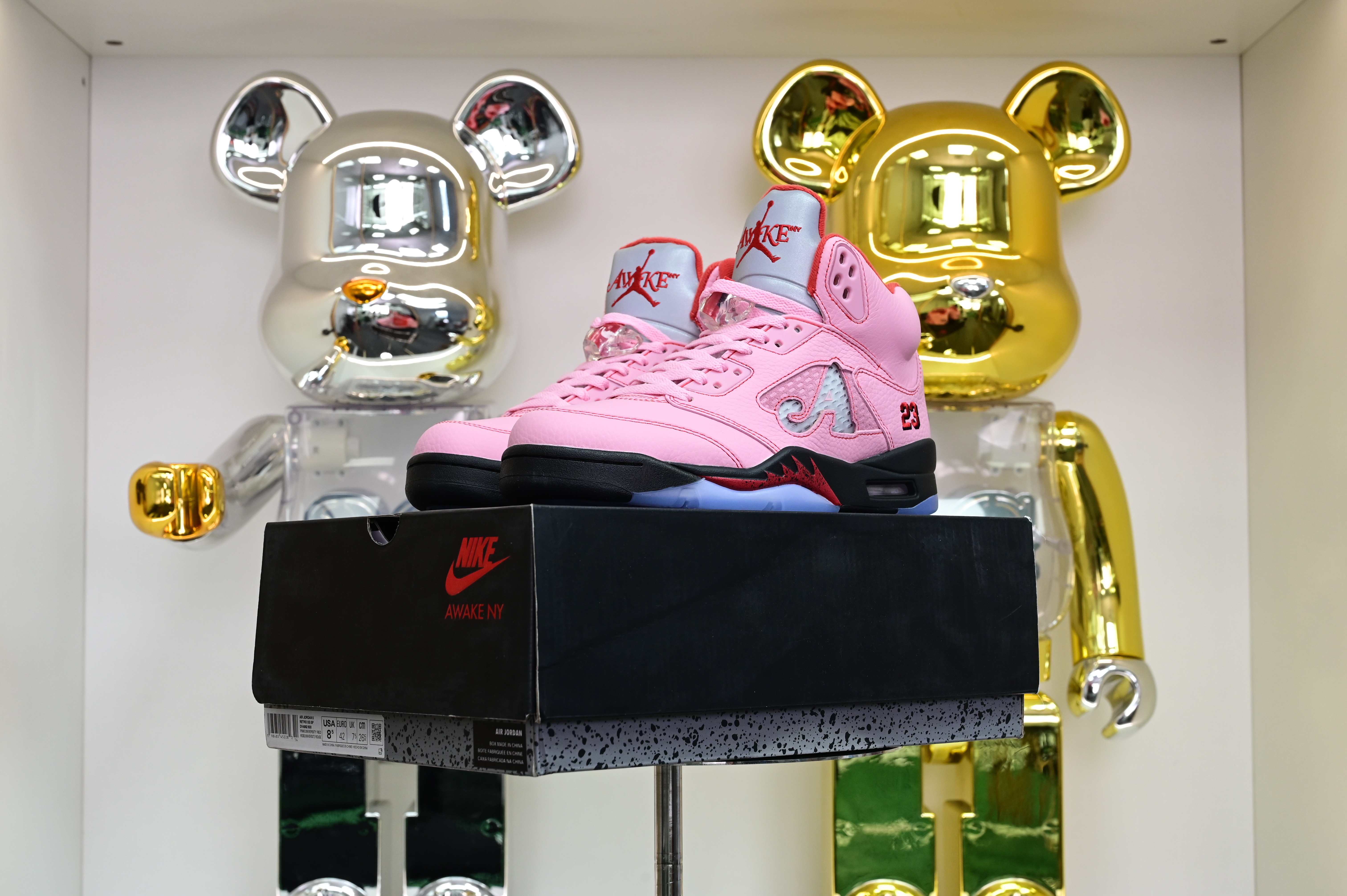 (Men size)Jordan 5 Retro Awake NY Arctic Pink DV4982-600