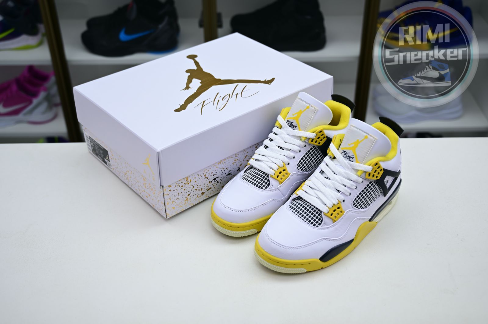 Jordan Air Jordan 4 Vivid Sulfur (Women's size)