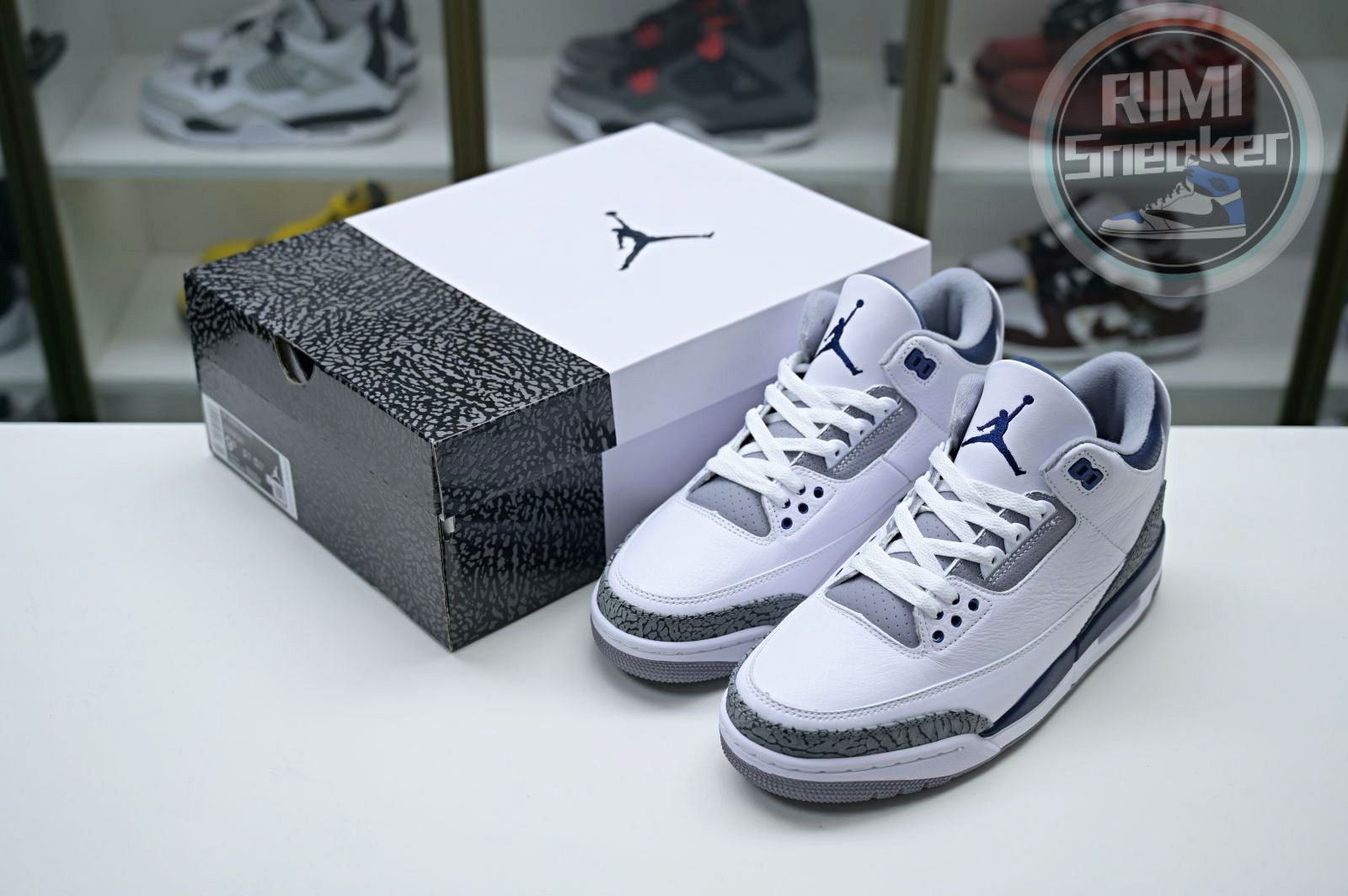 Jordan Air Jordan 3 White Navy