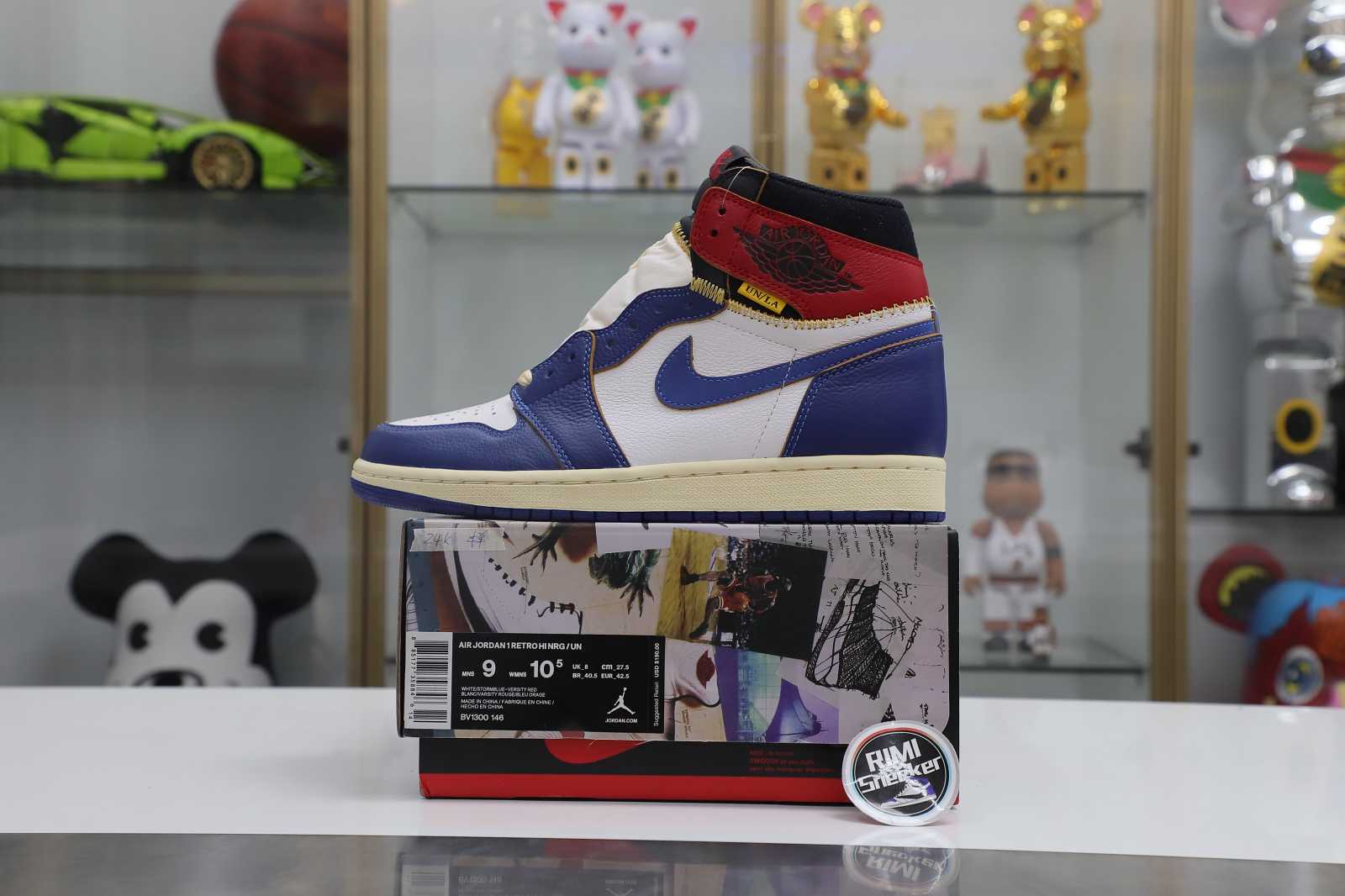 UNION LA X AIR JORDAN 1 RETRO HIGH NRG 'STORM BLUE' Free Shipping