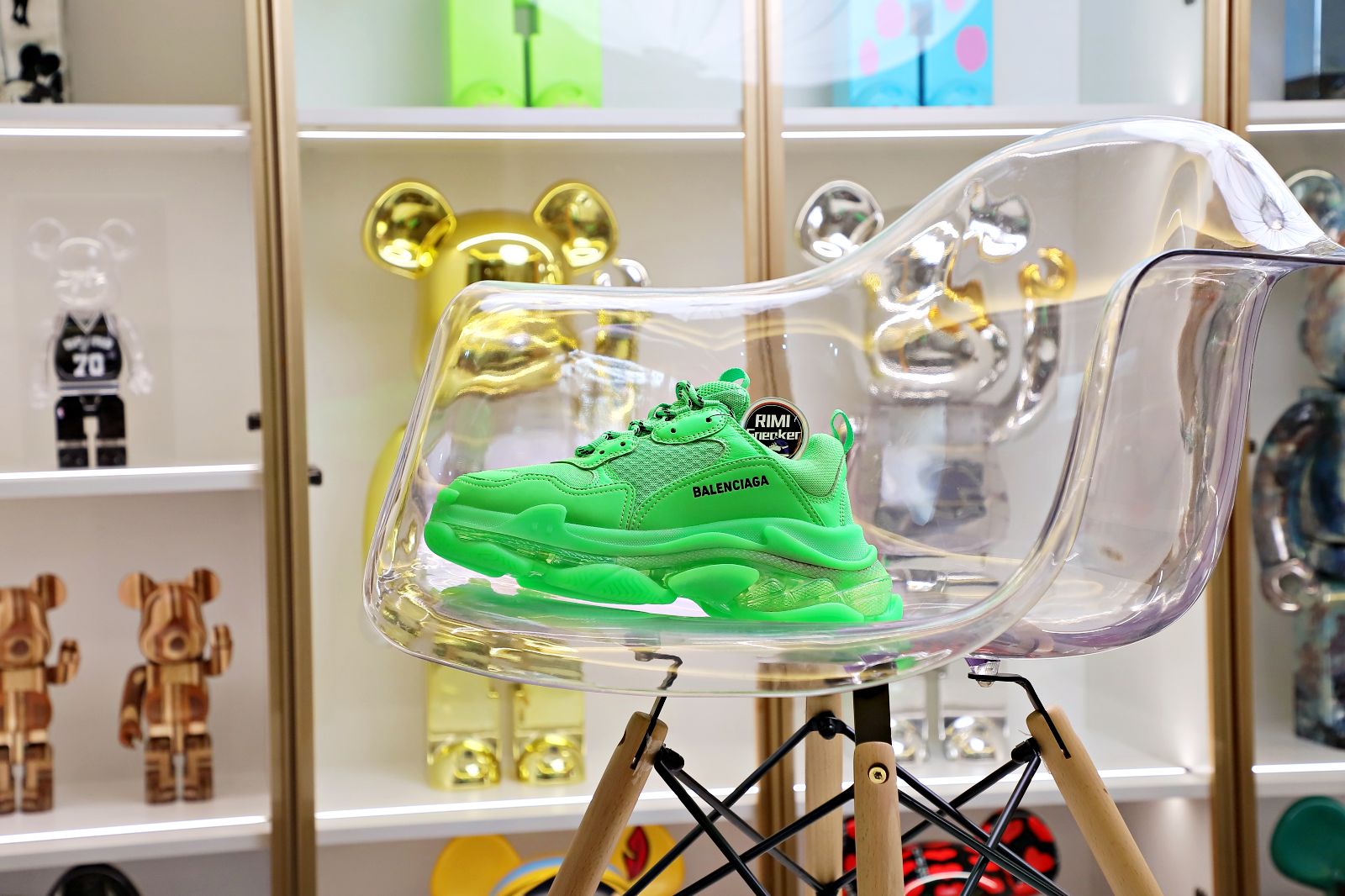 Balenciaga TRIPLE S green