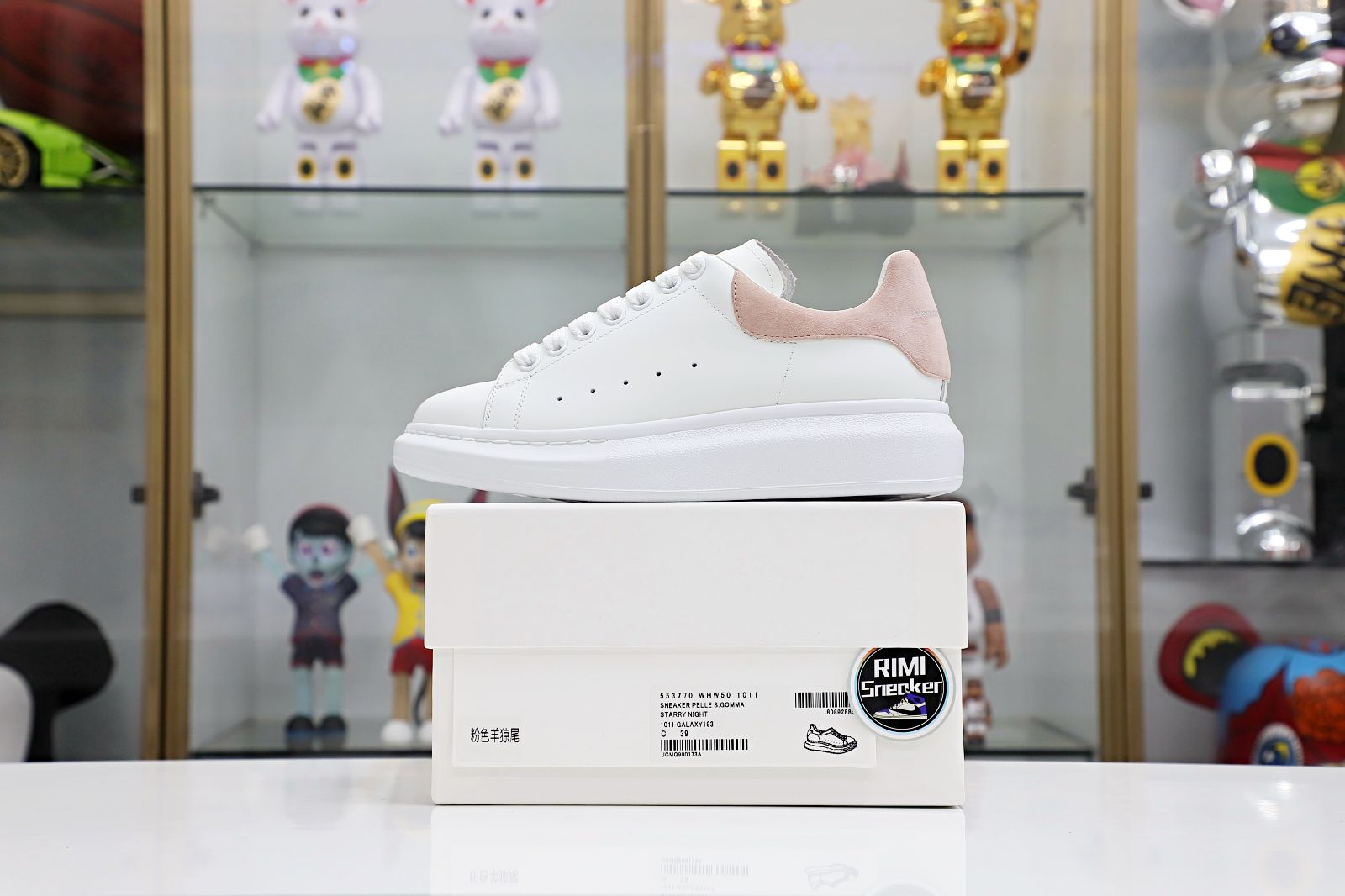 Alexander McQueen PARIS PINK SUEDE HEEL