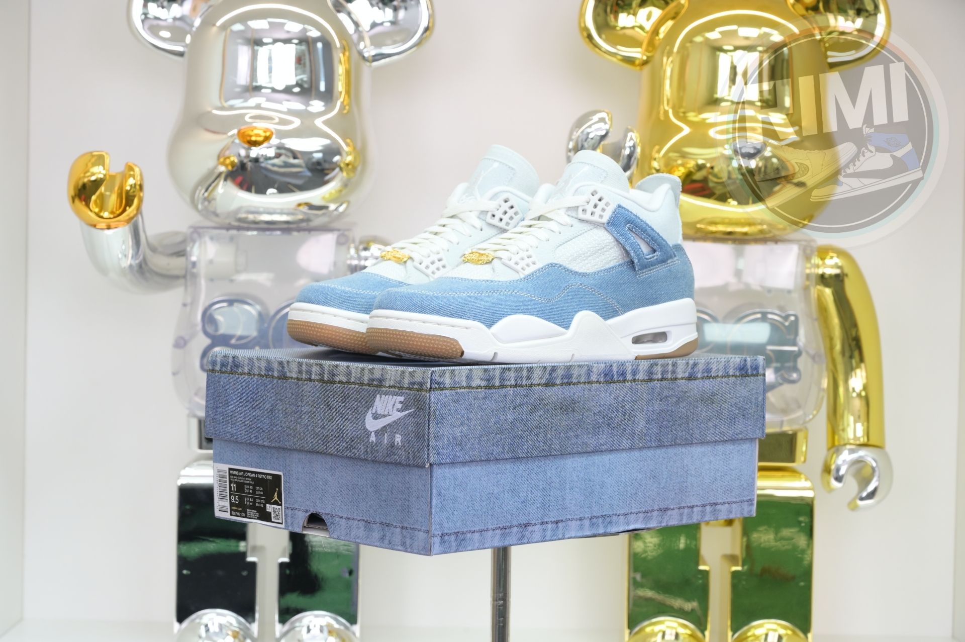 Air Jordan 4 Denim“Worn Blue” IB6716-100