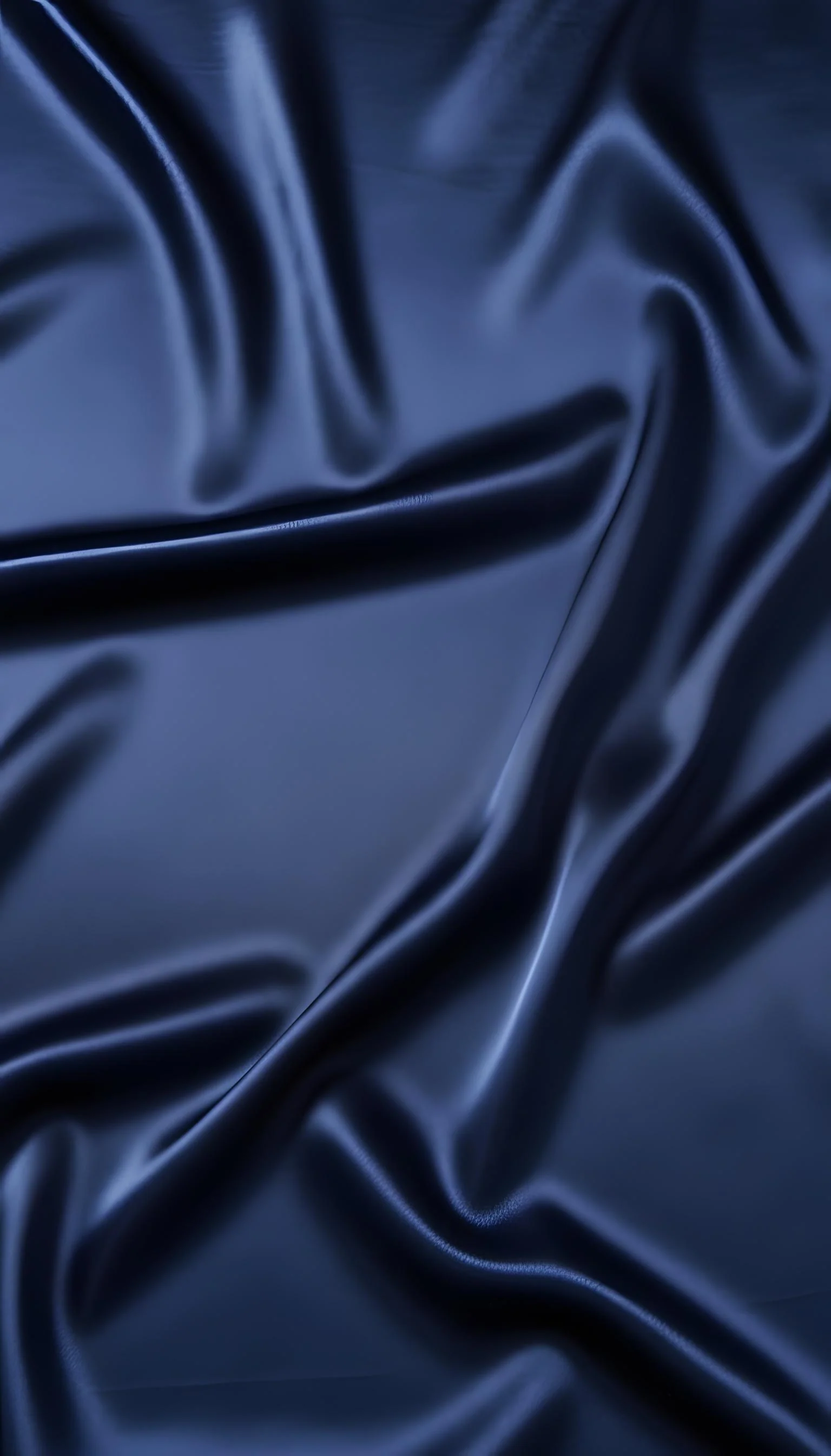 Women’s Pure Silk Camisole Pajama Set In Navy Blue