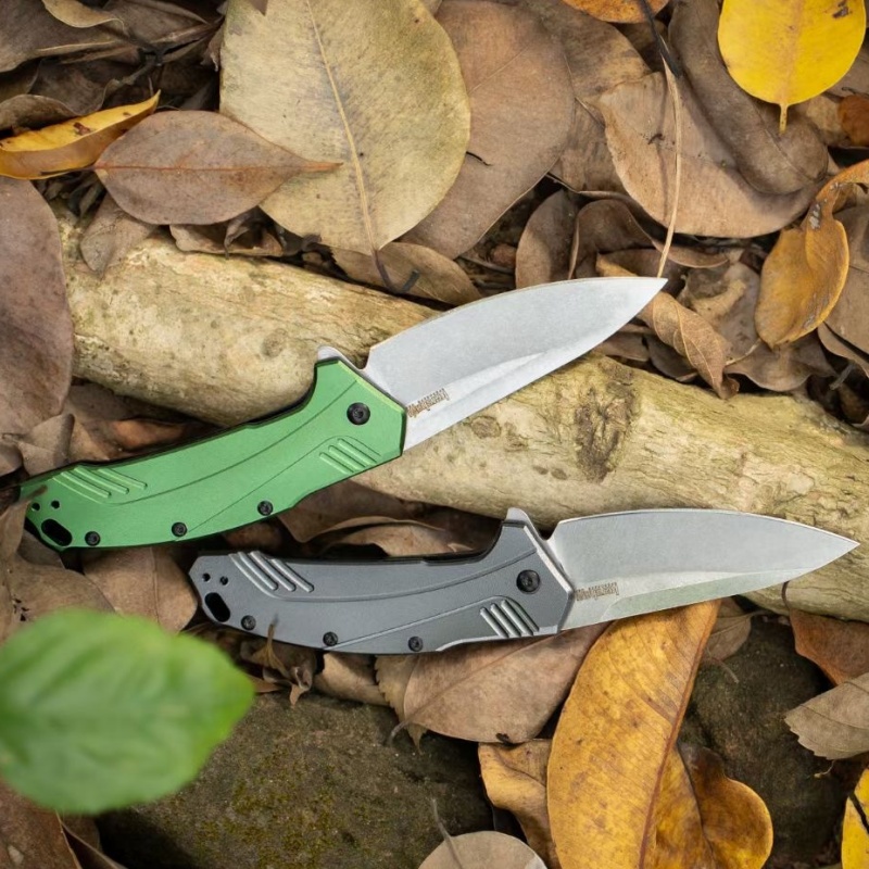 Kershaw Outdoor Folding Knife Card Show 17760, High Quality Quick Open Outdoor Folding Knife Pocket Knife, Portable Knife Field Defense Folding Knife Survival Knife