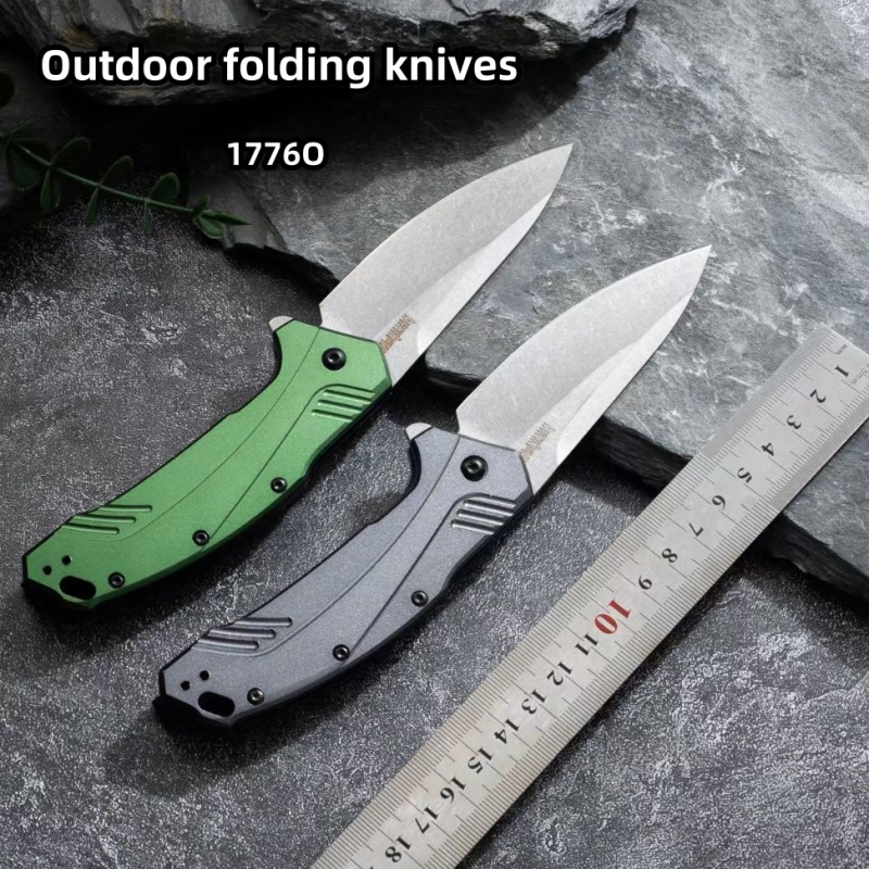Kershaw Outdoor Folding Knife Card Show 17760, High Quality Quick Open Outdoor Folding Knife Pocket Knife, Portable Knife Field Defense Folding Knife Survival Knife
