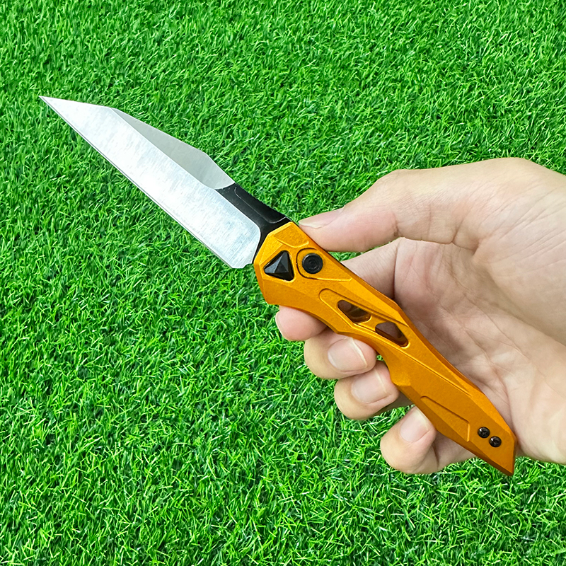 Kershaw Kaxiu 7650 Outdoor Folding Knife Portable CPM-154 Sanding Folding Knife, Aviation Aluminum Handle Survival Knife