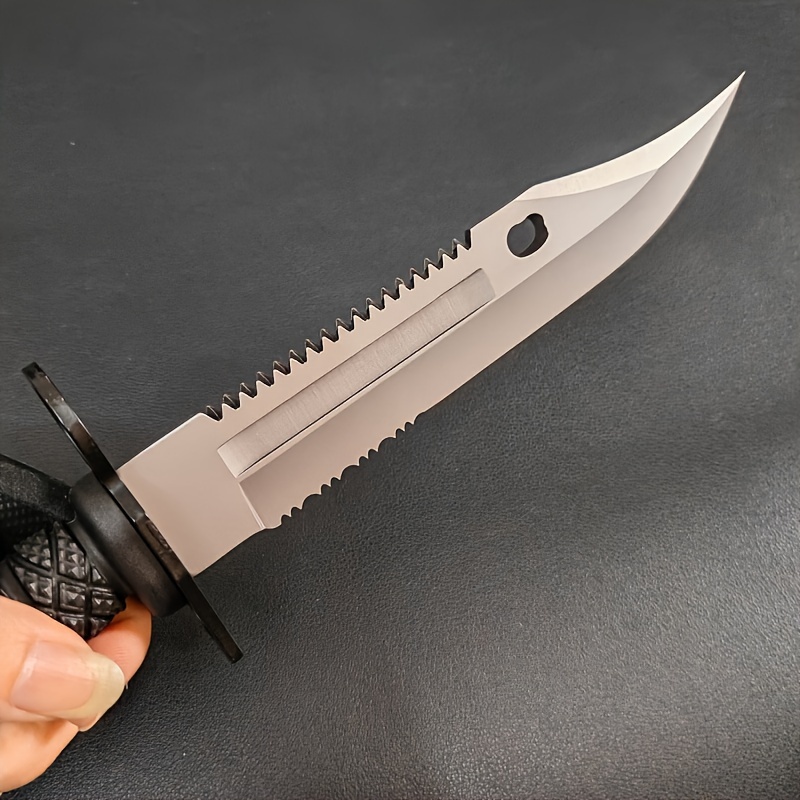 Outdoor Escape Fixed Blade Tactical Knife, Full Keel Hunting Knife, Sheathed Jungle Knife, G10 Handle, High End Quality - Suitable for Fishing, Hiking, Survival, City Survival Daily Carry Straight Knife